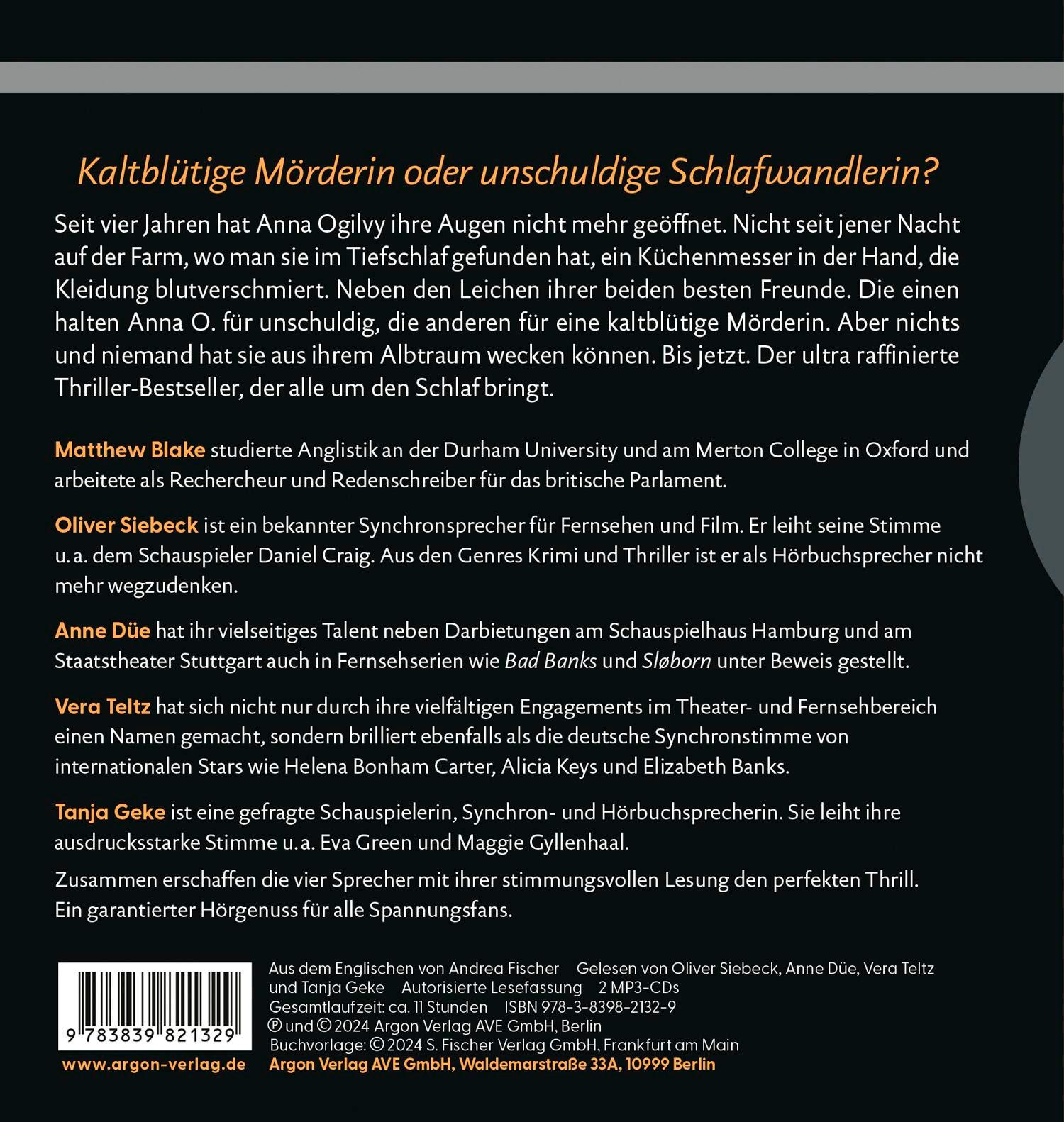 Rückseitencover Anna O.