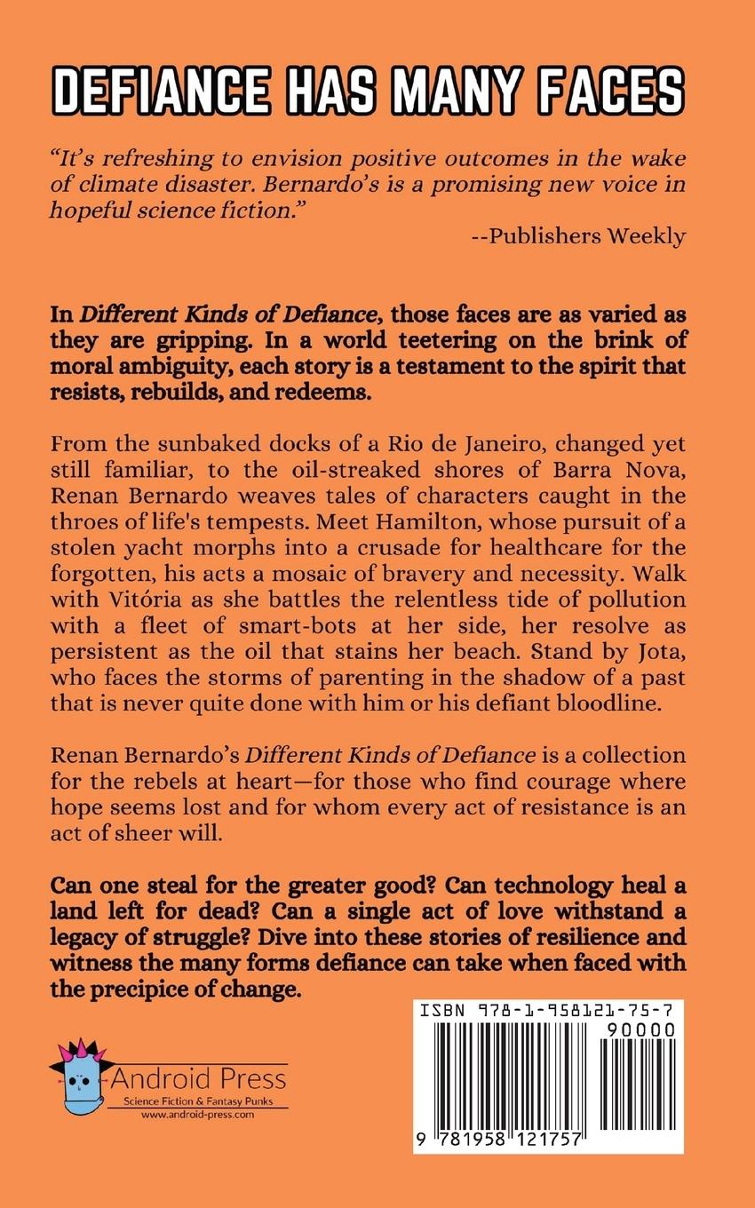 Rückseitencover Different Kinds of Defiance