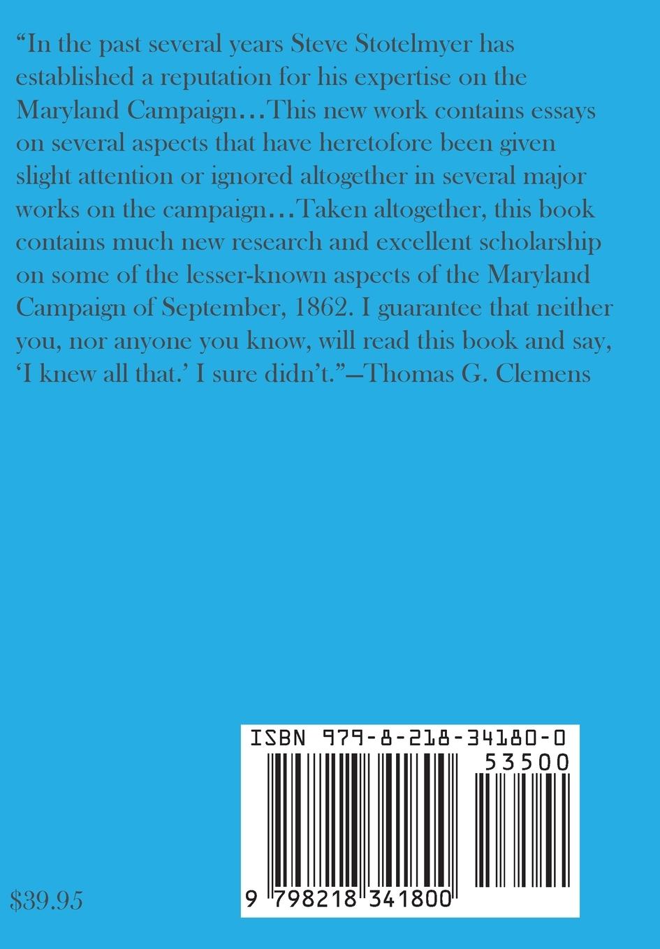 Rückseitencover From Frederick to Sharpsburg