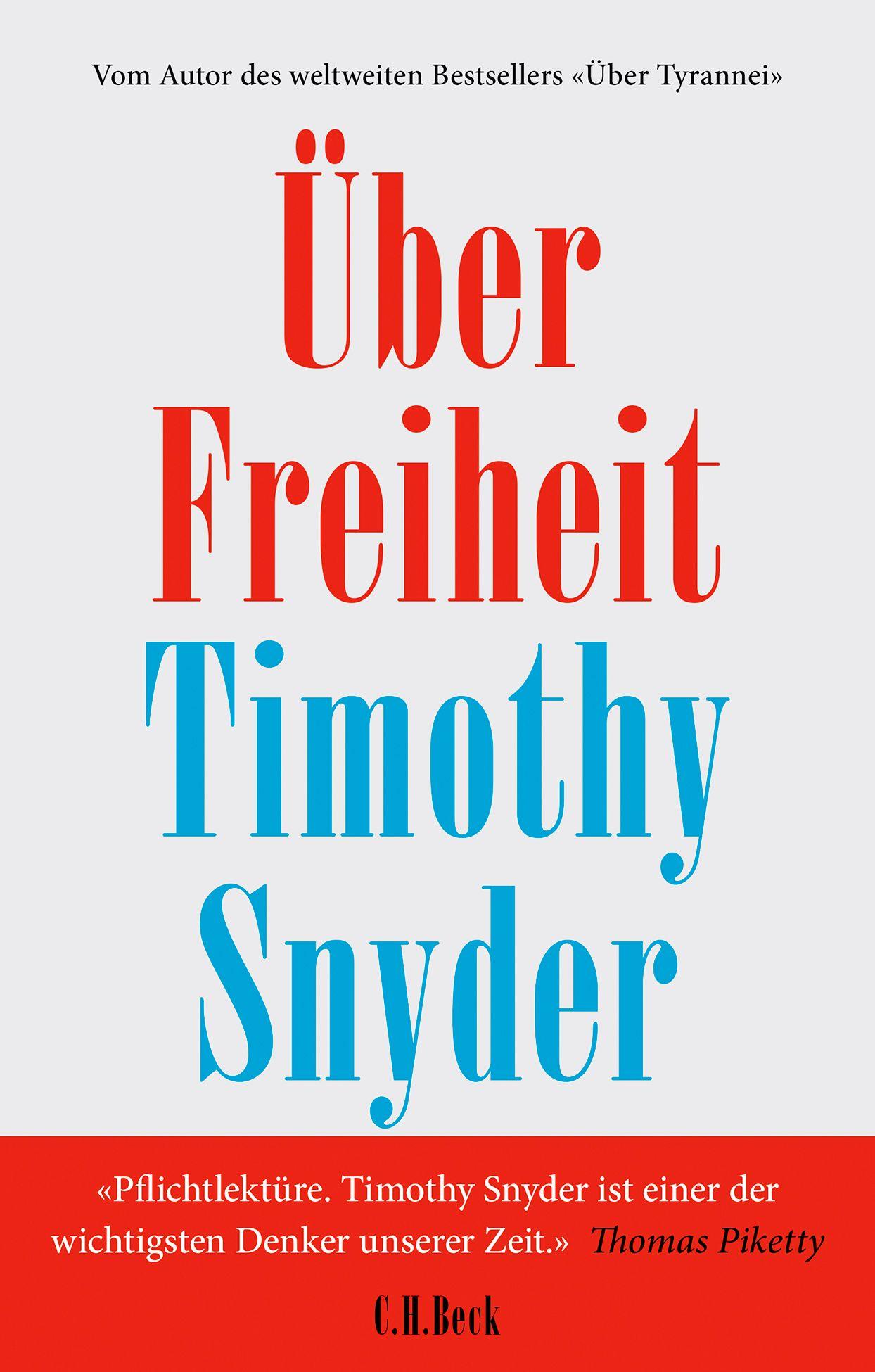 Vorderes Coverbild Über Freiheit