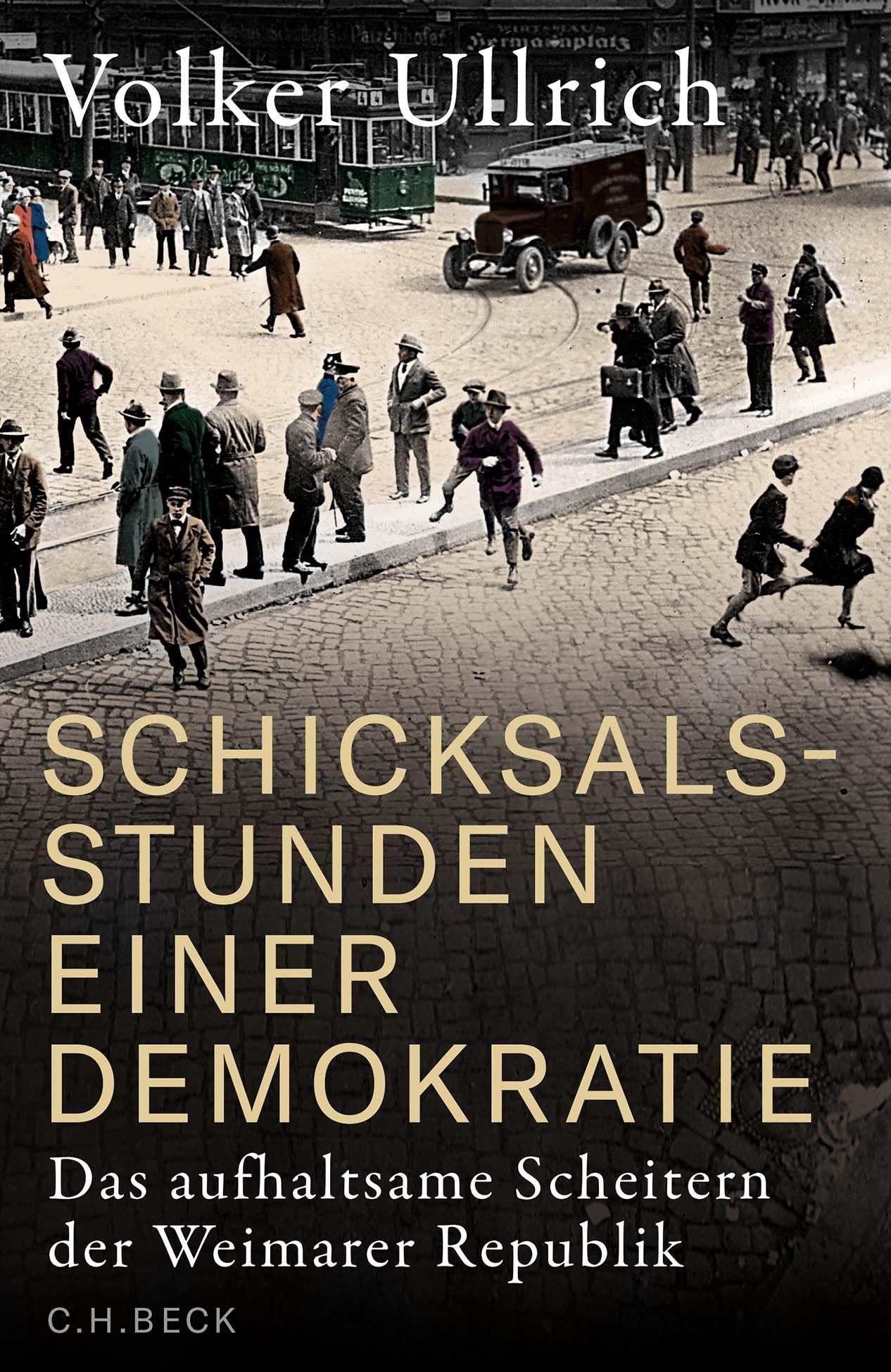 Vorderes Coverbild Schicksalsstunden einer Demokratie