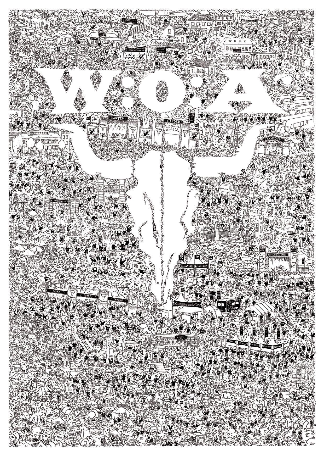 Vorderes Coverbild Wacken Wimmelbild