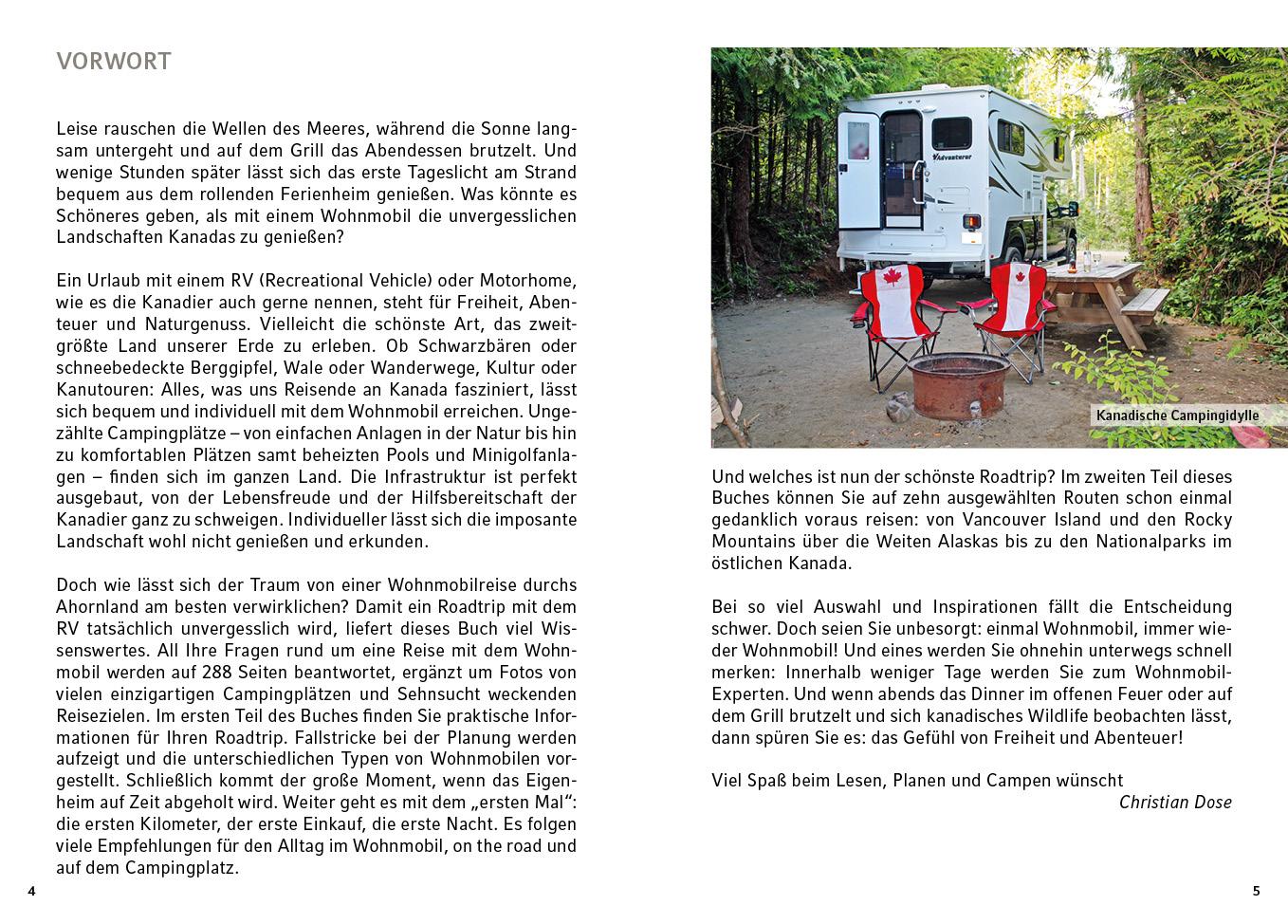 Beispielinhalt (Bild) Kanada im Wohnmobil