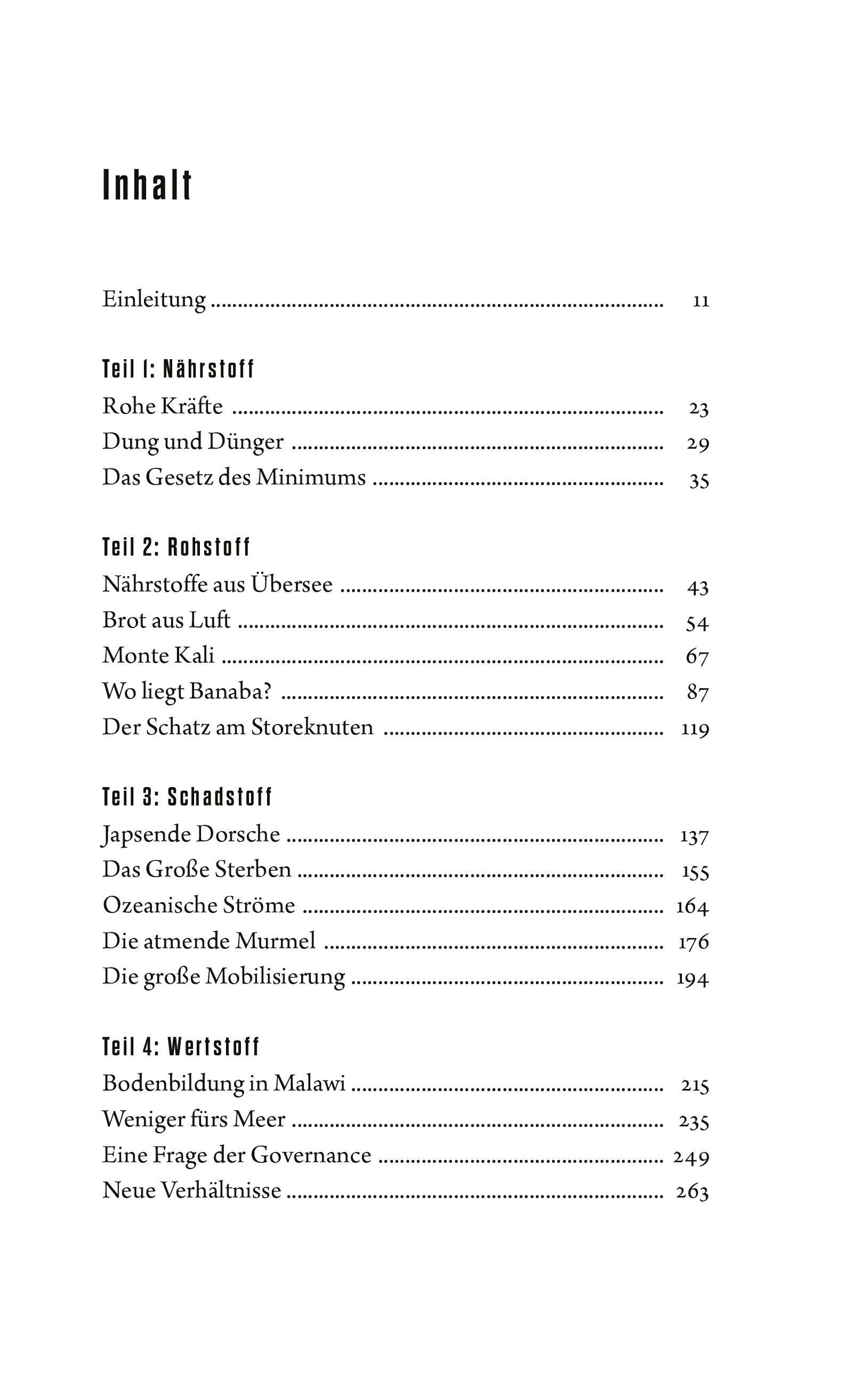 Beispielinhalt (Bild) Die Salze der Erde