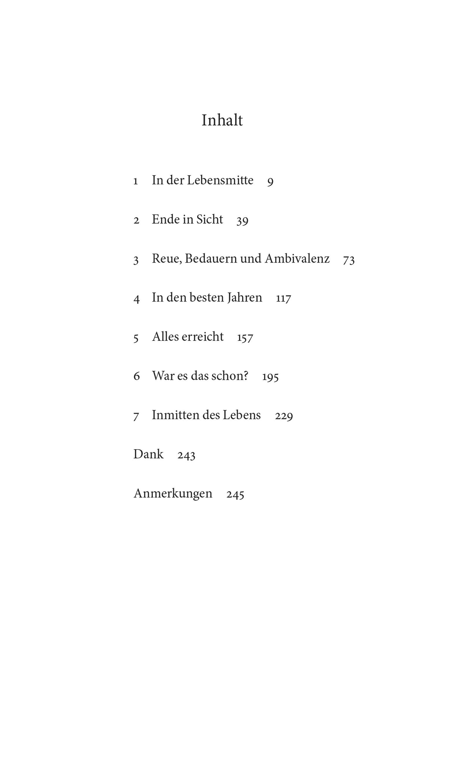 Beispielinhalt (Bild) Mitte des Lebens