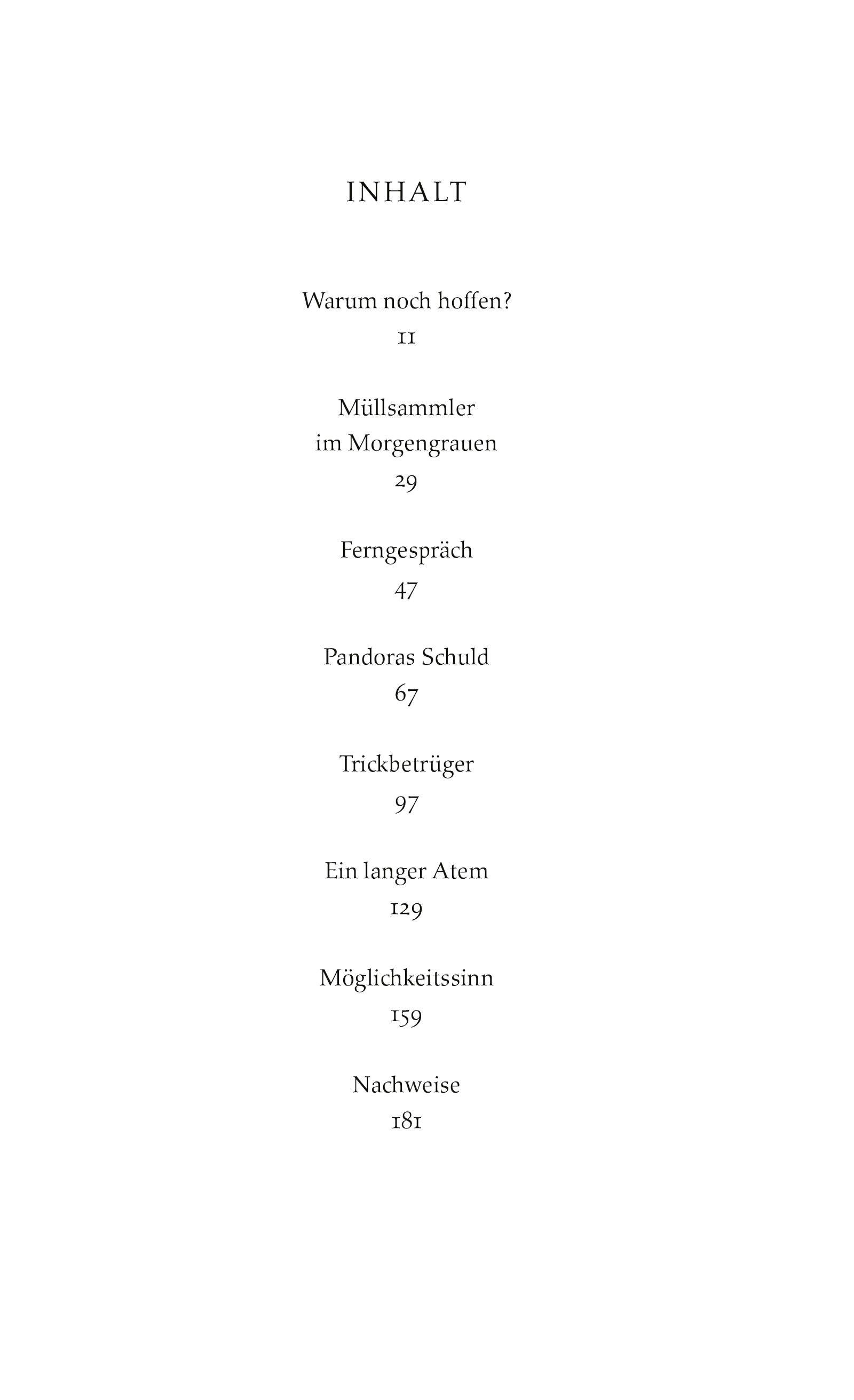 Beispielinhalt (Bild) Hoffnung