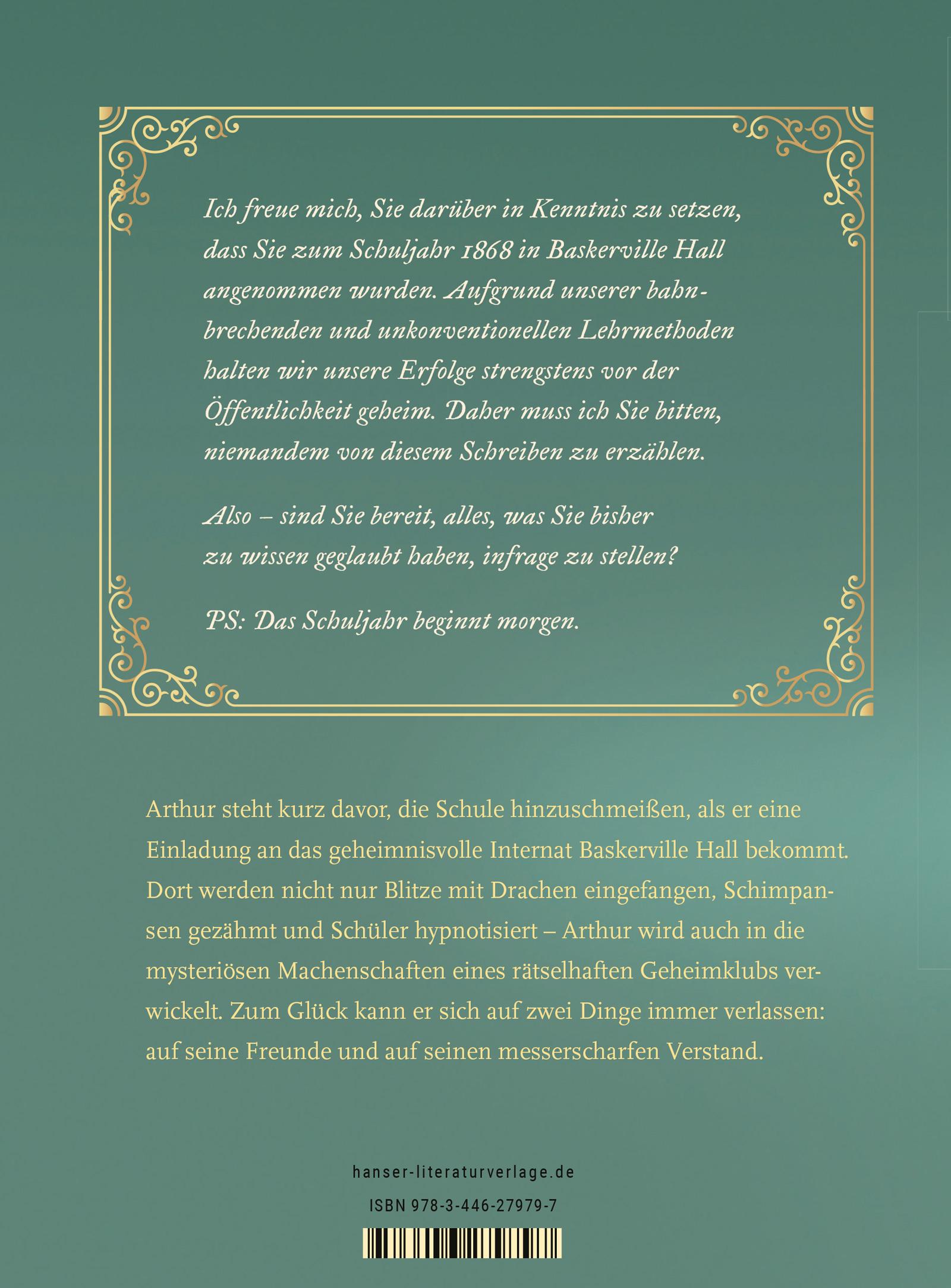 Beispielinhalt (Bild) Baskerville Hall - Das geheimnisvolle Internat der besonderen Talente