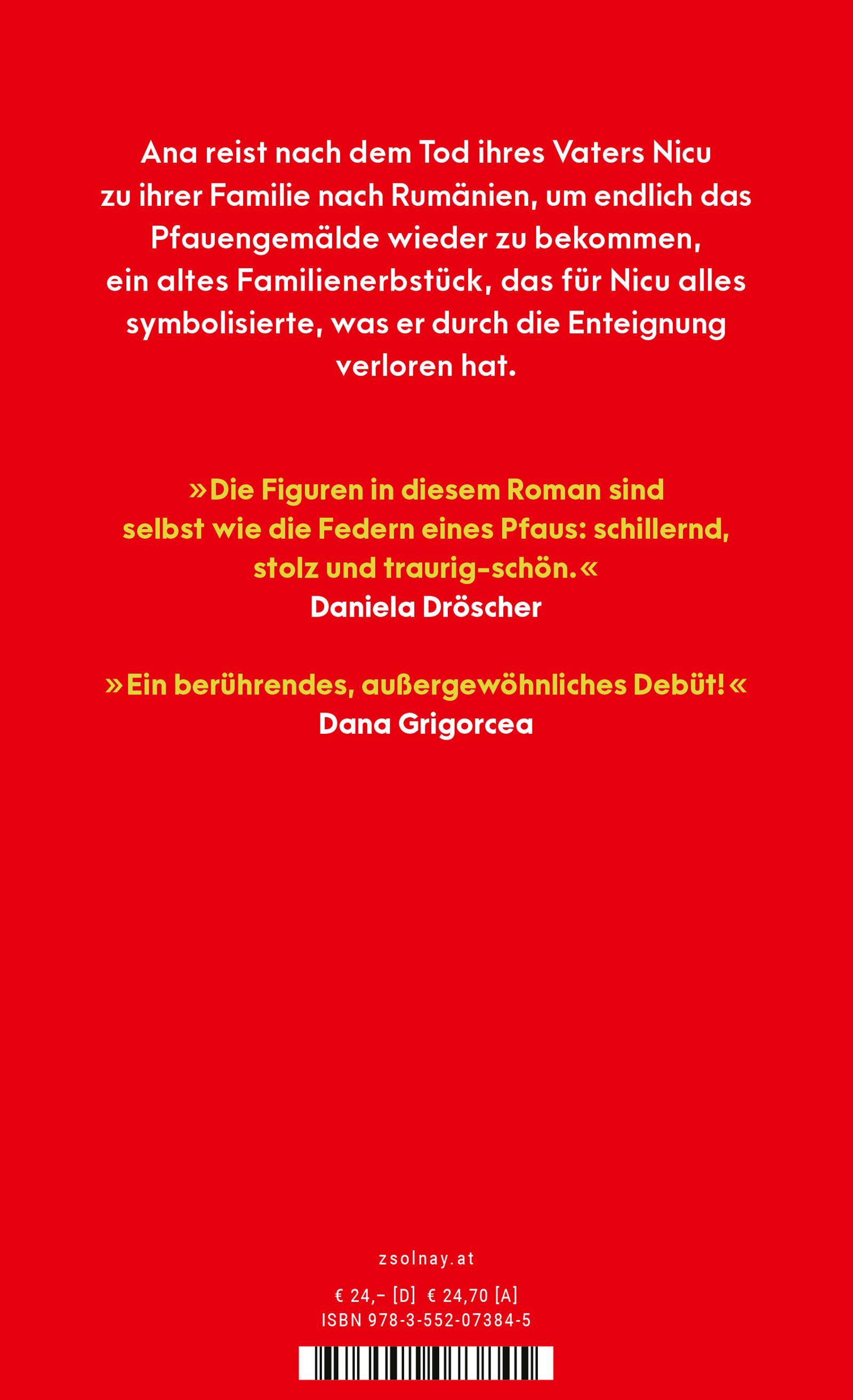 Beispielinhalt (Bild) Das Pfauengemälde
