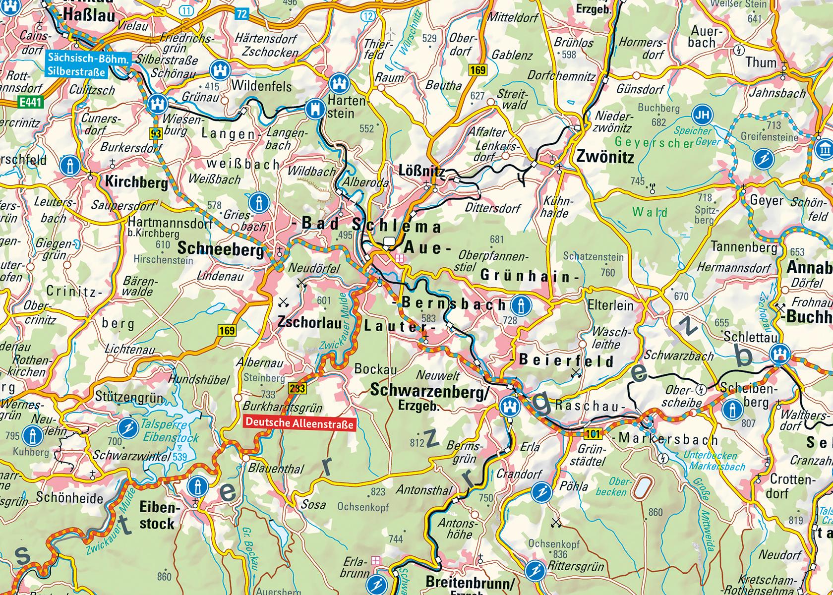 Beispielinhalt (Bild) Freistaat Sachsen auf einen Blick!