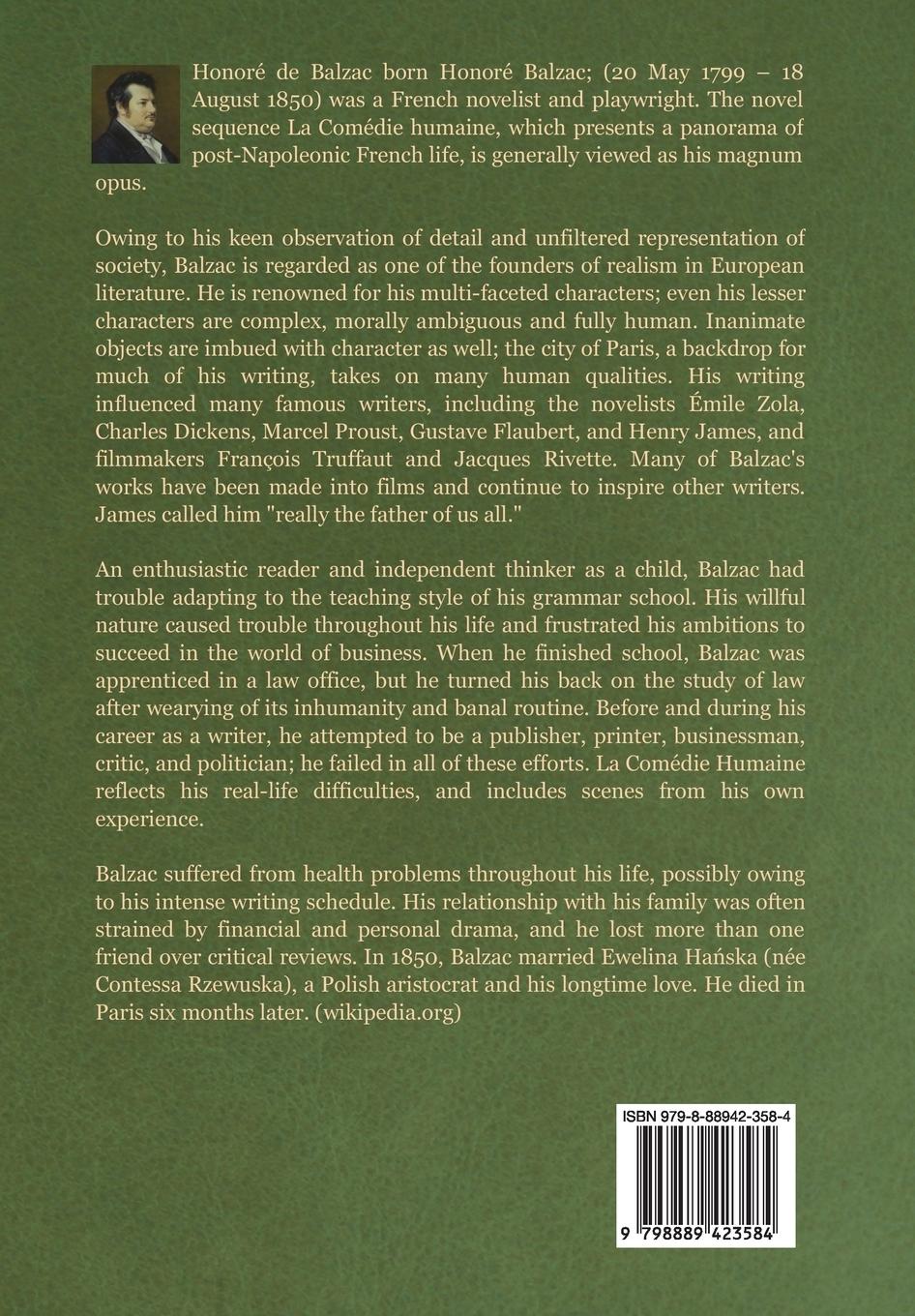 Rückseitencover Cousin Betty