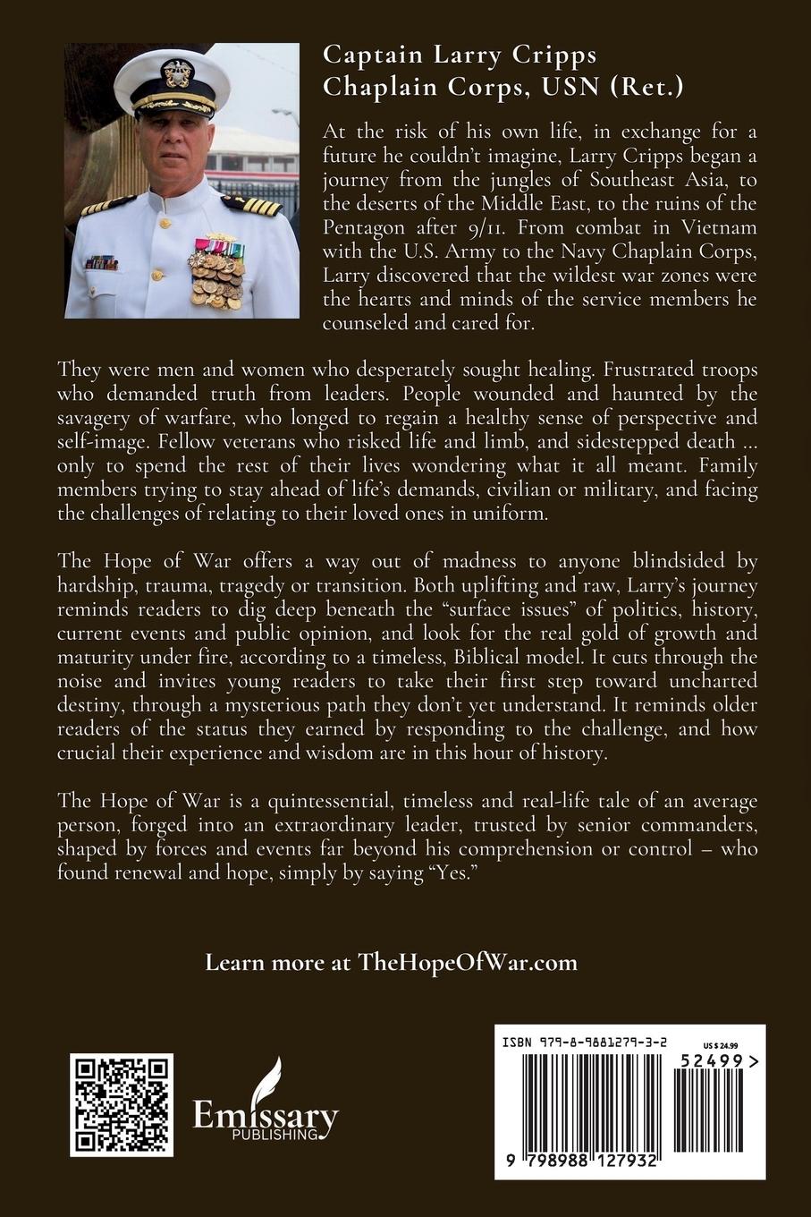Rückseitencover The Hope of War