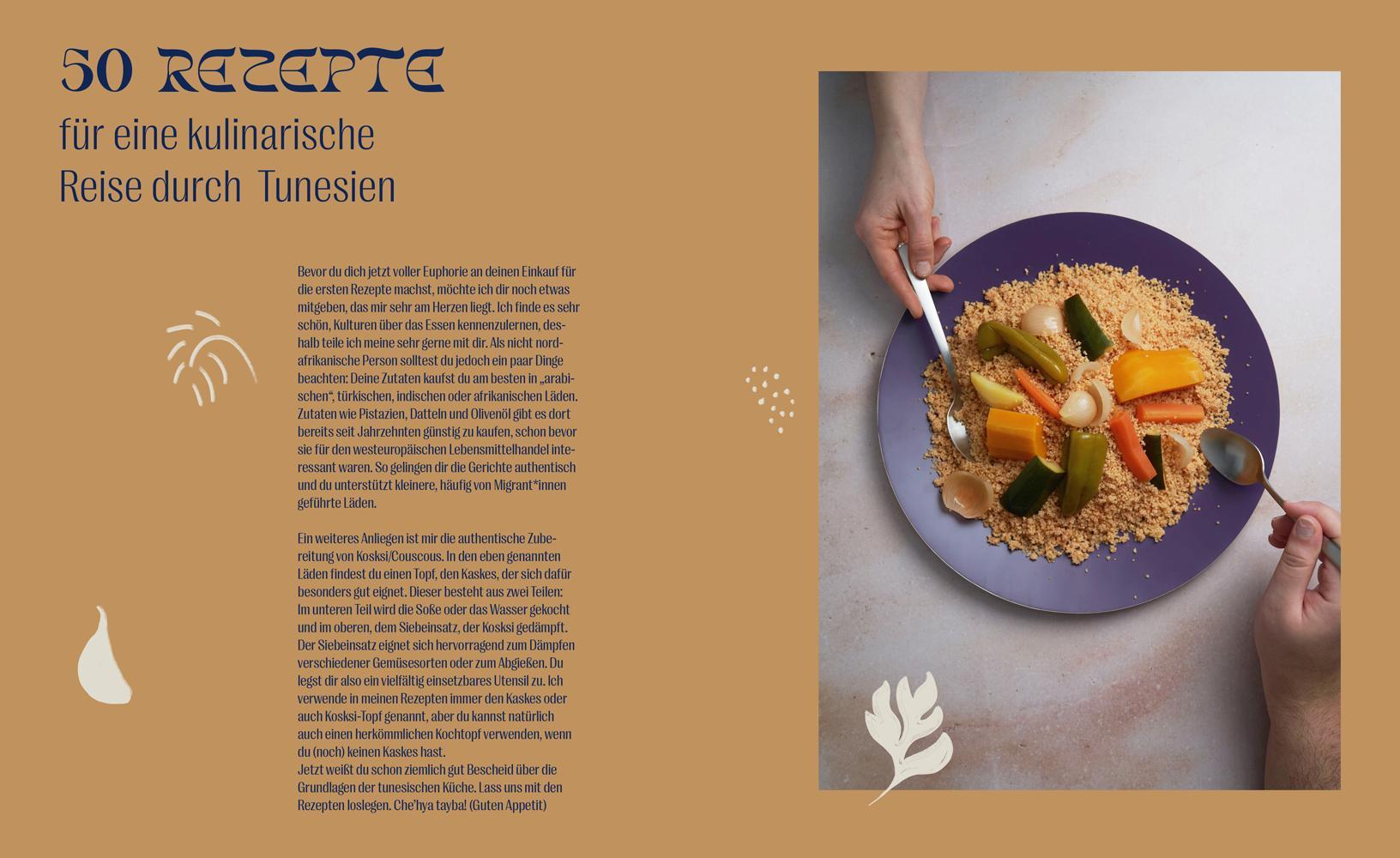 Beispielinhalt (Bild) Tunesisch vegan