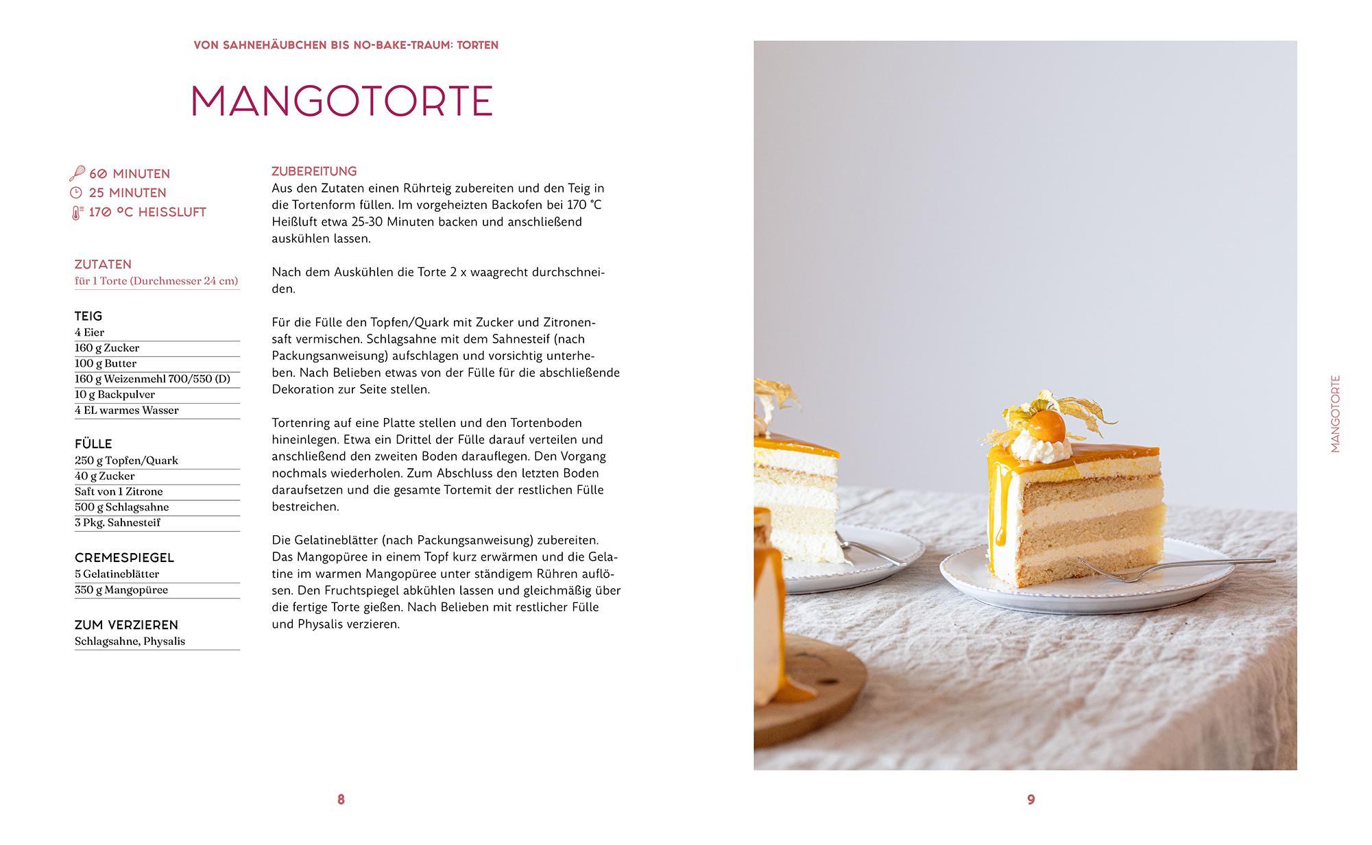 Beispielinhalt (Bild) Süßes backen