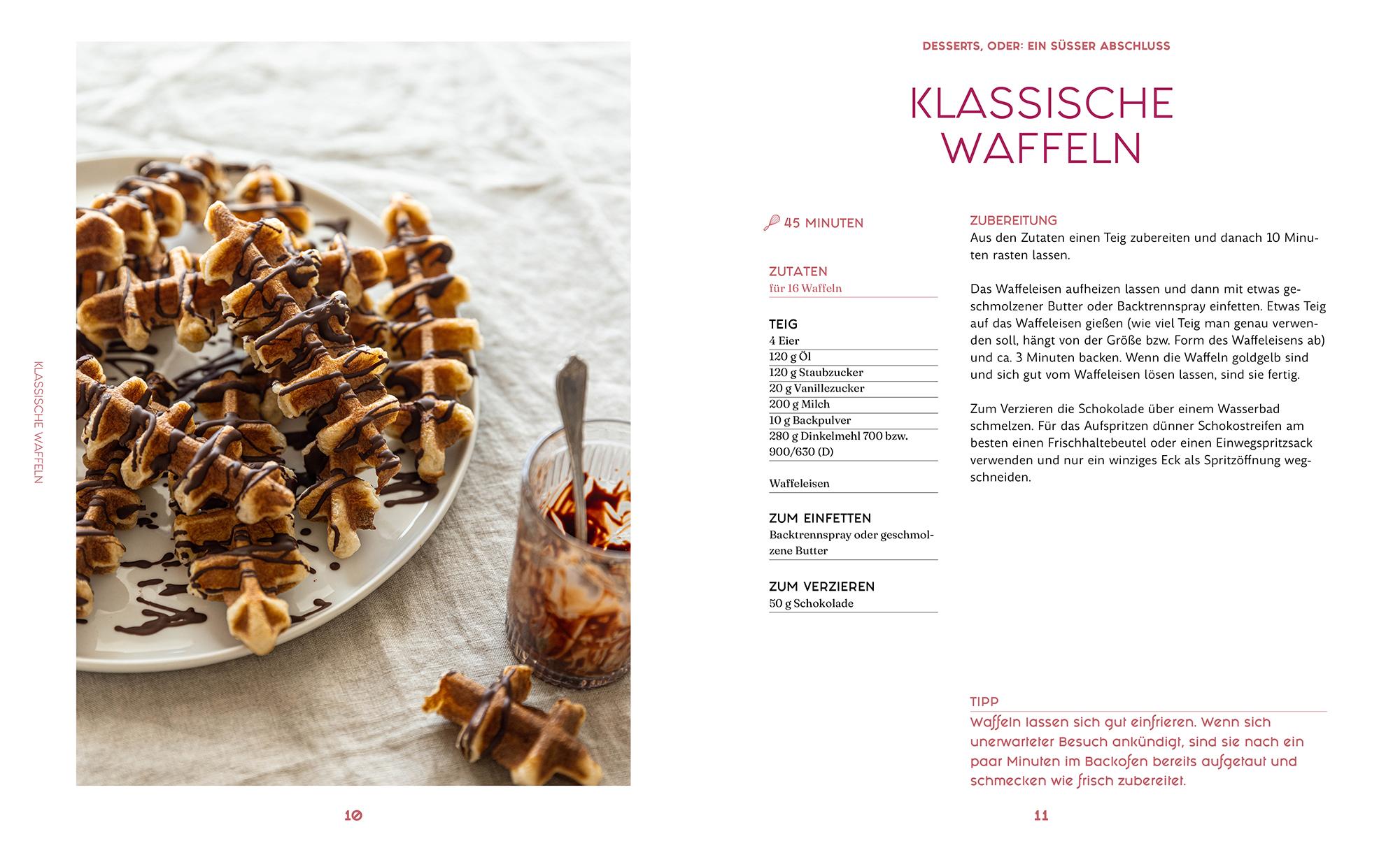 Beispielinhalt (Bild) Süßes backen