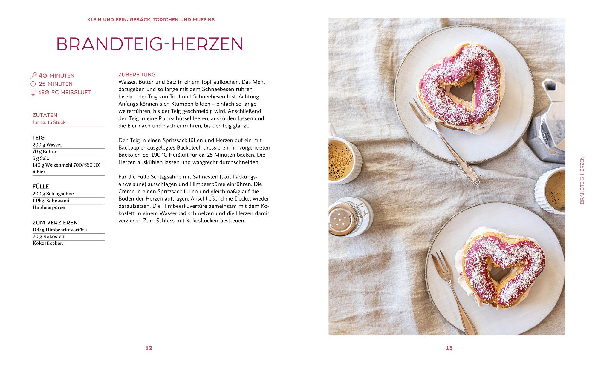 Beispielinhalt (Bild) Süßes backen