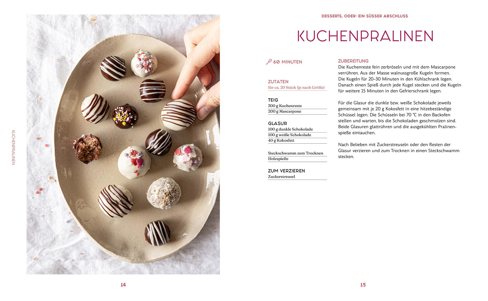 Beispielinhalt (Bild) Süßes backen