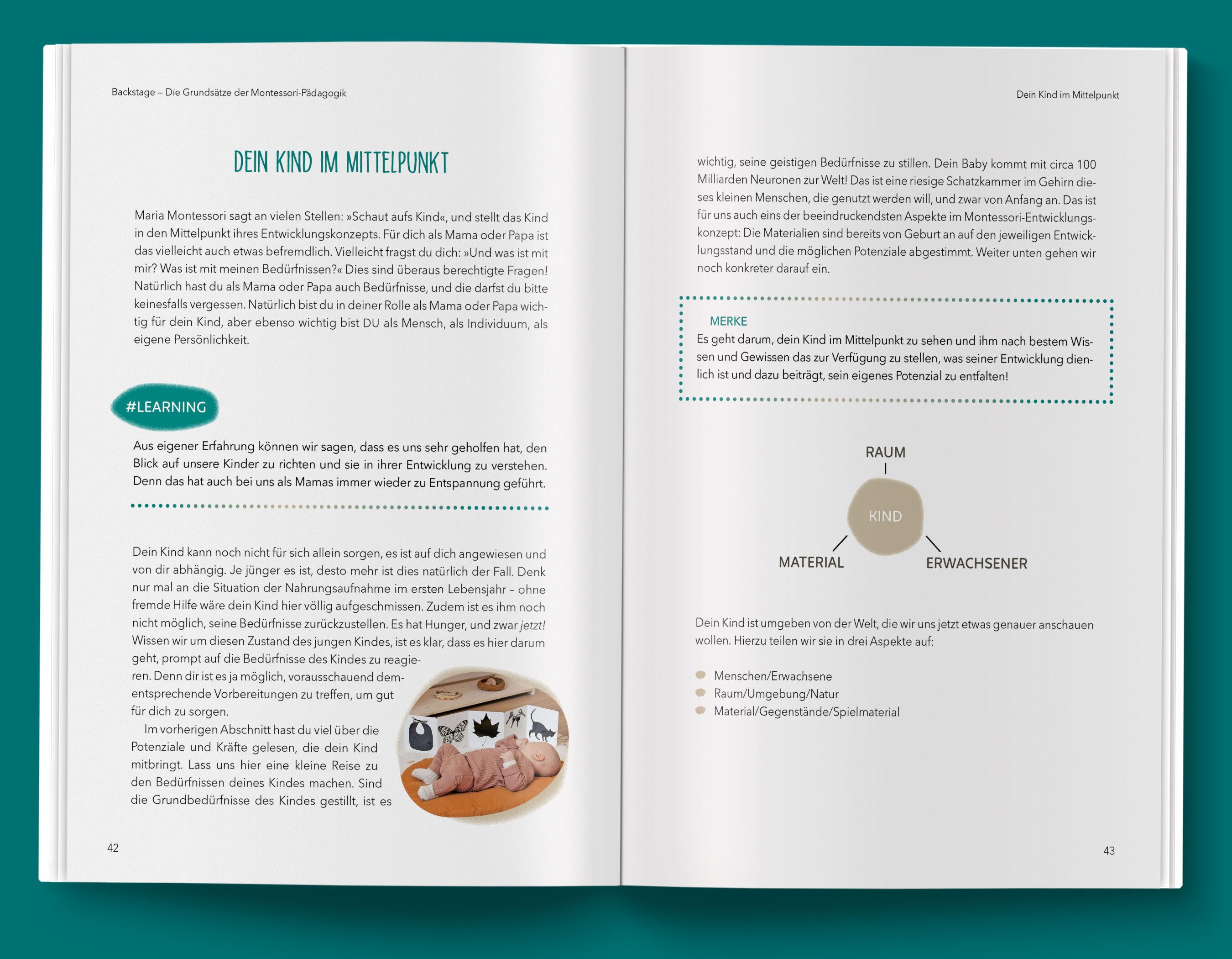 Beispielinhalt (Bild) Montessori einfach leben
