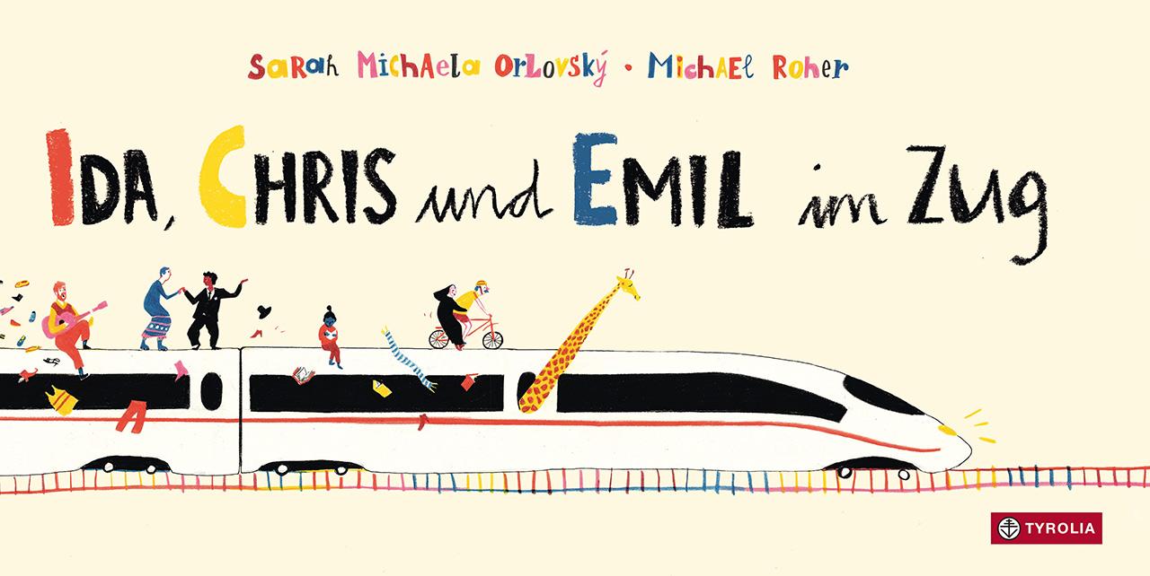 Vorderes Coverbild Ida, Chris und Emil im Zug