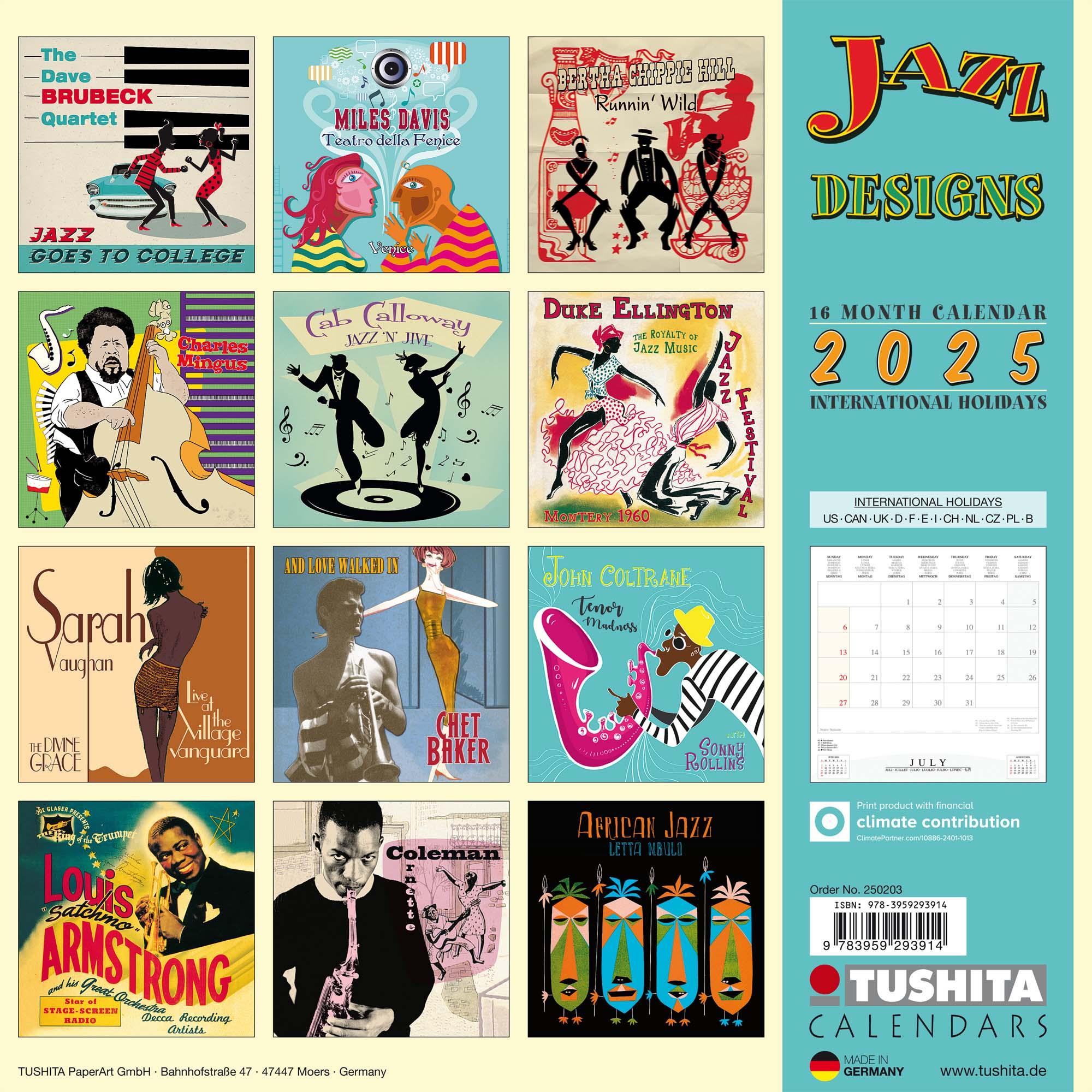Rückseitencover Jazz Designs 2025