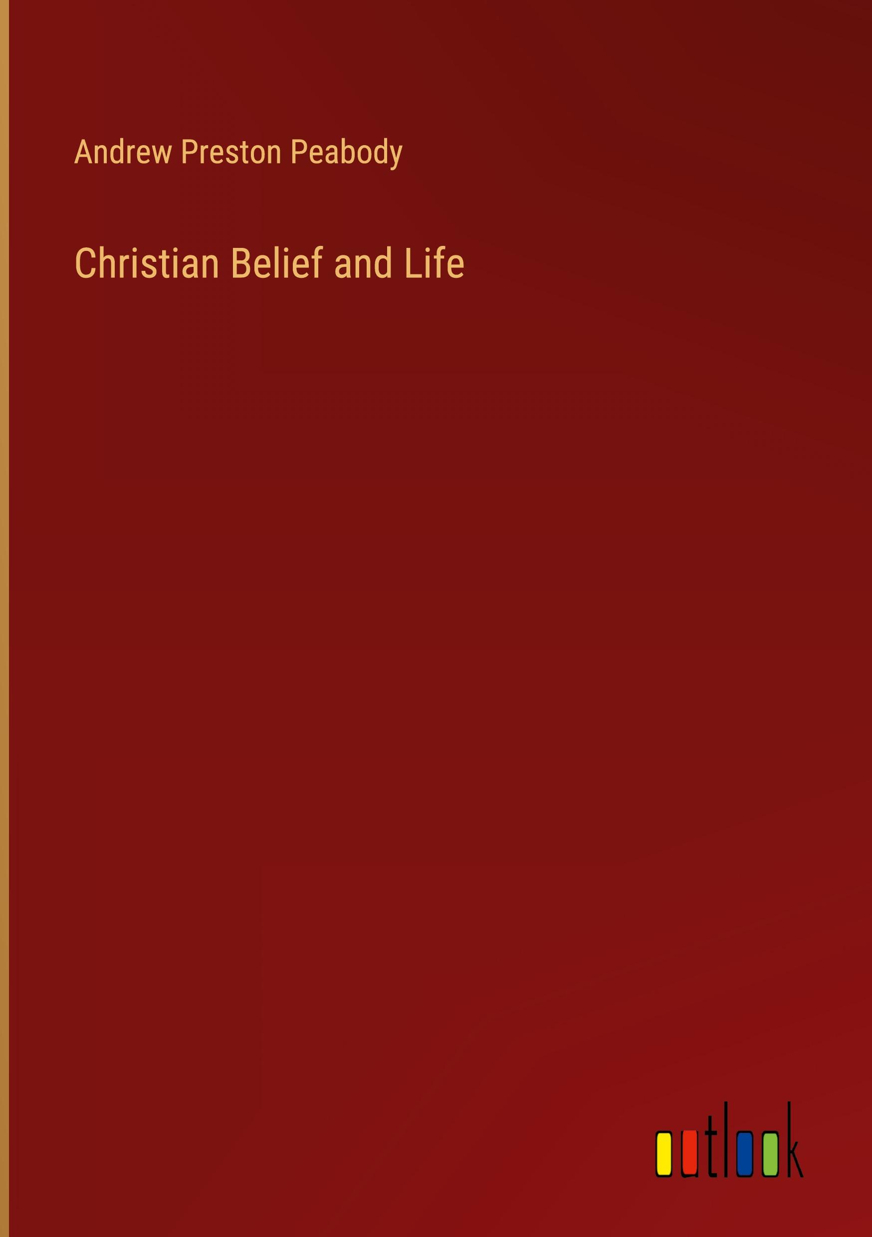 Vorderes Coverbild Christian Belief and Life