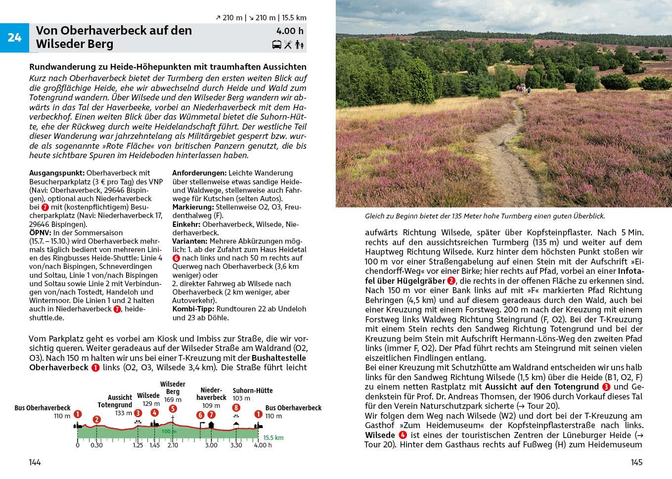 Beispielinhalt (Bild) Lüneburger Heide