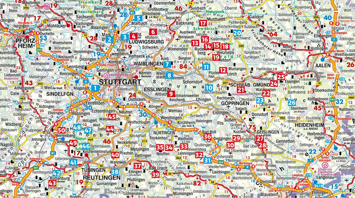 Beispielinhalt (Bild) Rund um Stuttgart