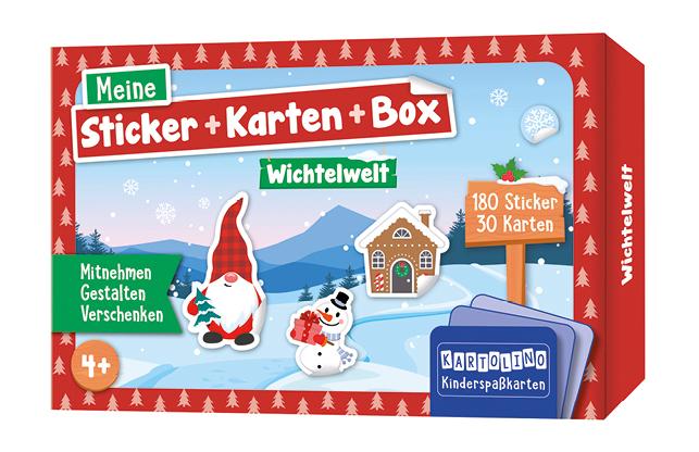 Vorderes Coverbild Meine Sticker + Karten + Box - Wichtelwelt