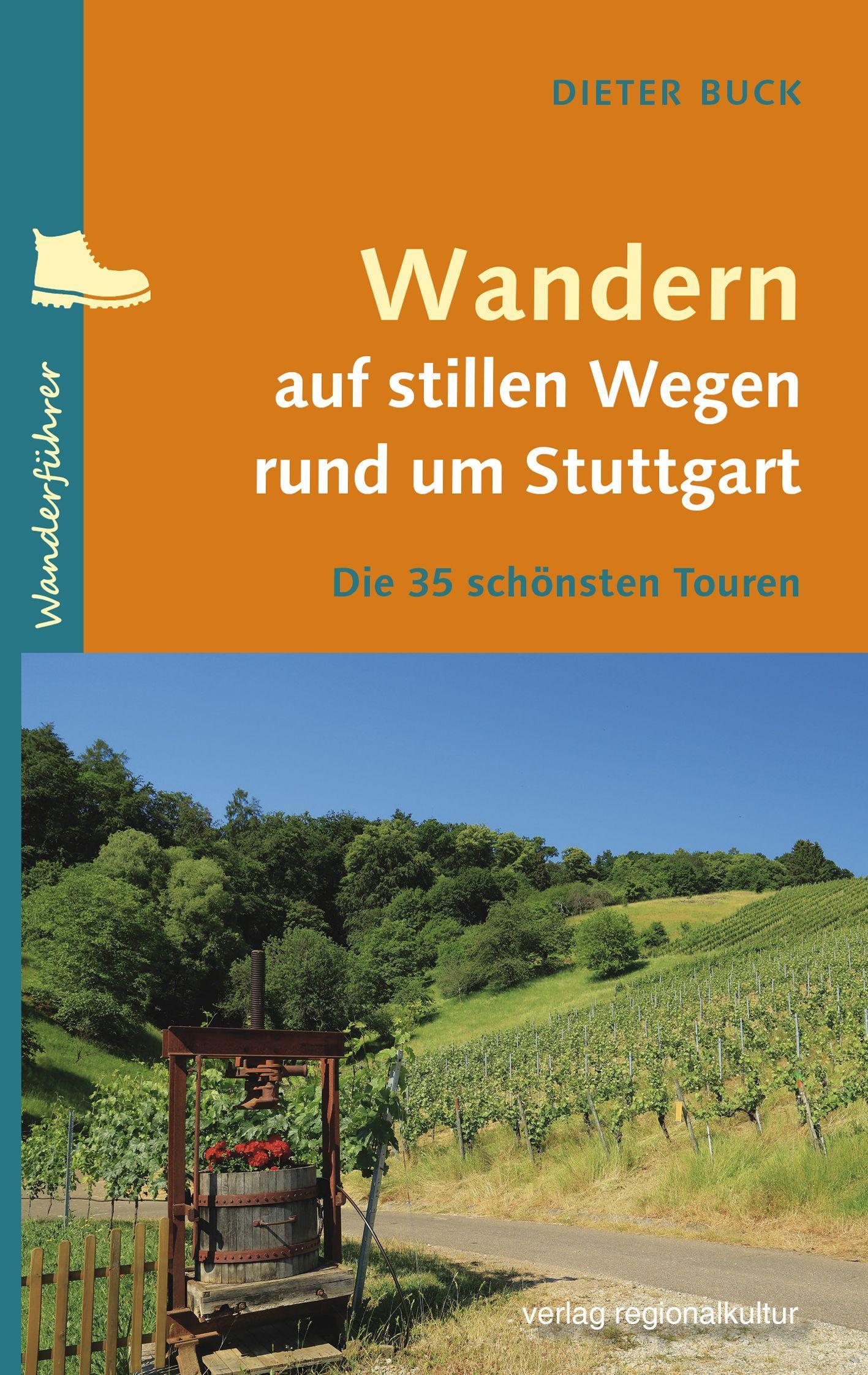 Vorderes Coverbild Wandern auf stillen Wegen rund um Stuttgart