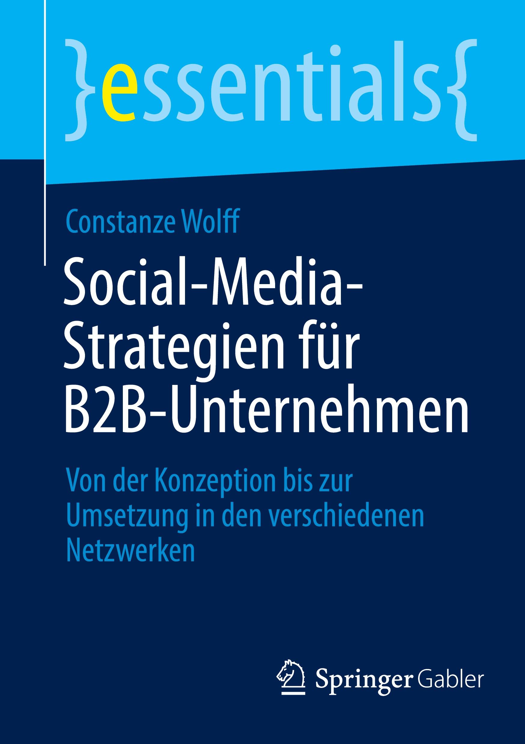 Vorderes Coverbild Social-Media-Strategien für B2B-Unternehmen