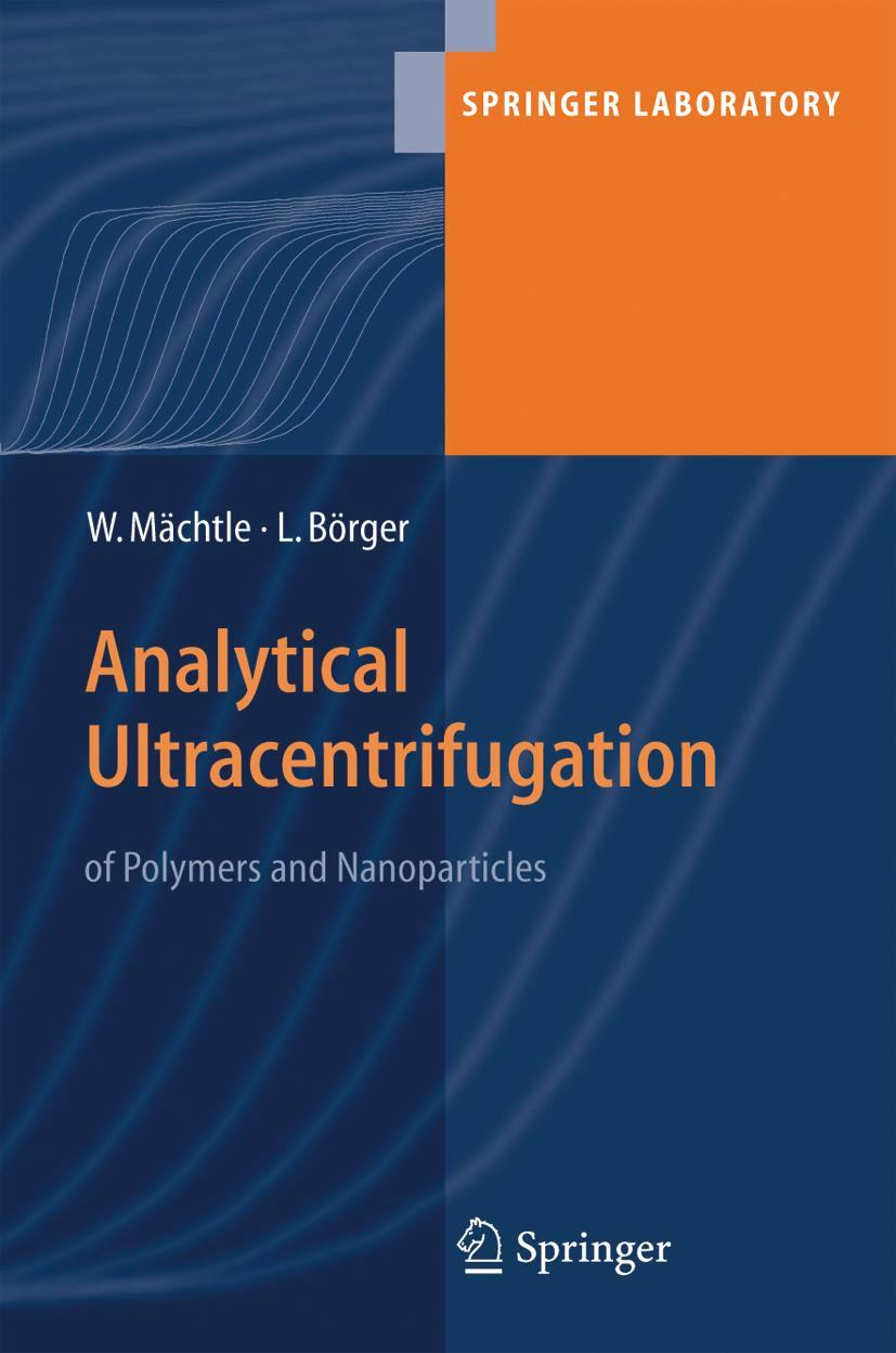 Vorderes Coverbild Analytical Ultracentrifugation of Polymers and Nanoparticles