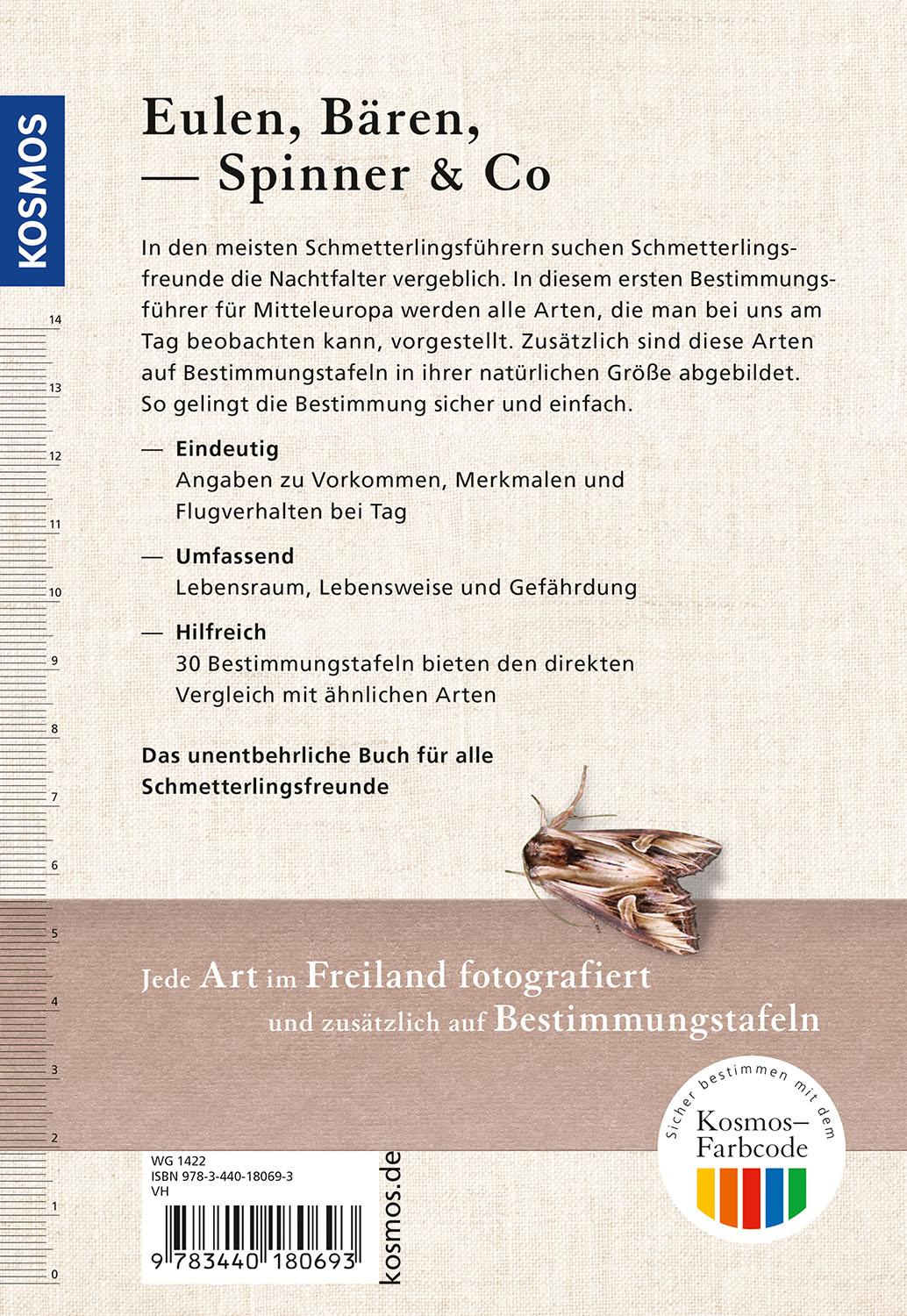 Rückseitencover Tagaktive Nachtfalter
