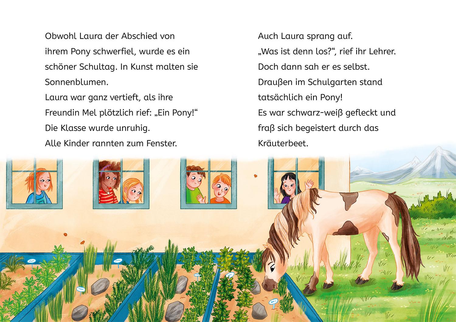 Beispielinhalt (Bild) Sternenschweif, Bücherhelden 2. Klasse, Ein Einhorn in der Schule