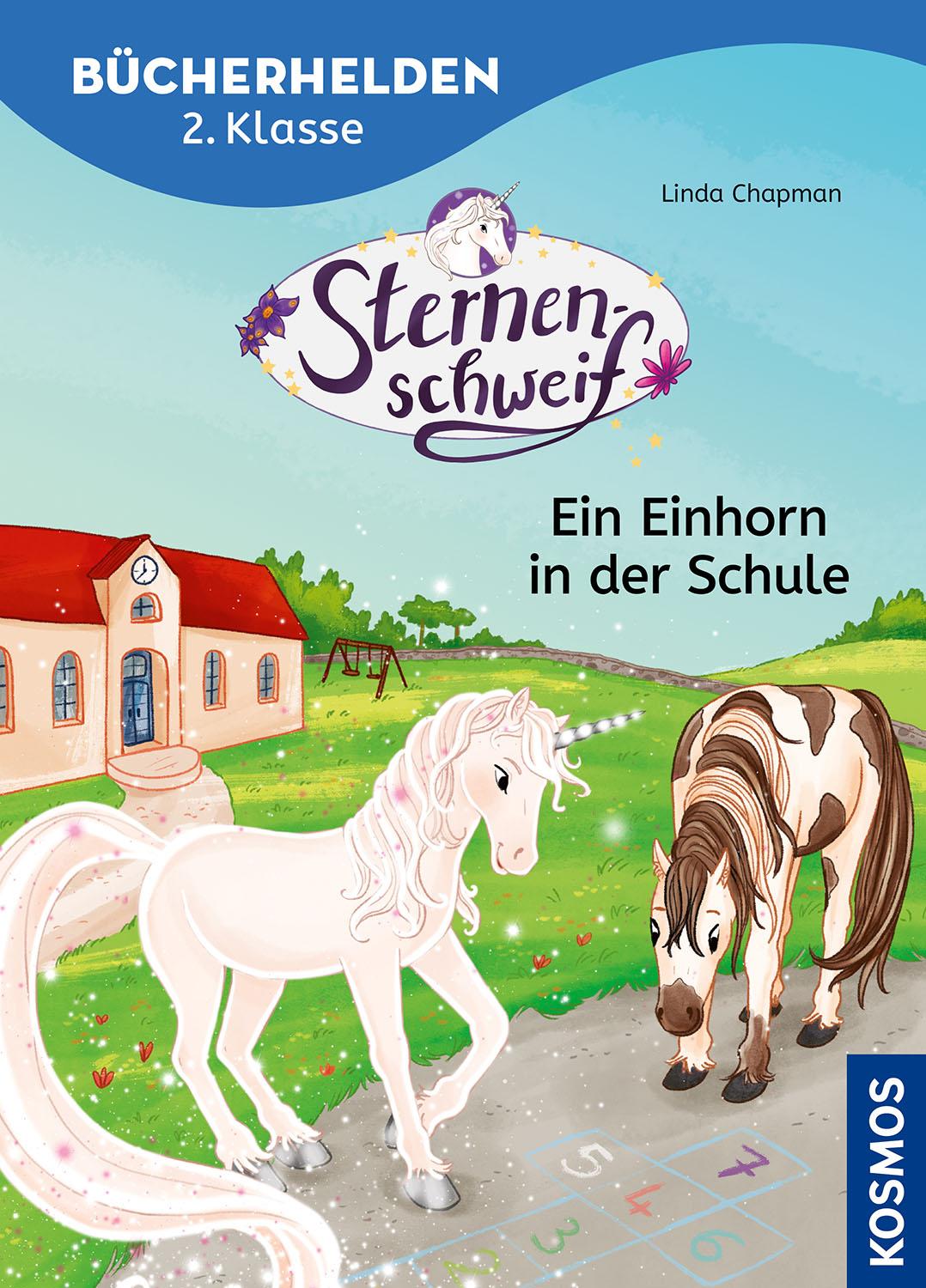 Vorderes Coverbild Sternenschweif, Bücherhelden 2. Klasse, Ein Einhorn in der Schule