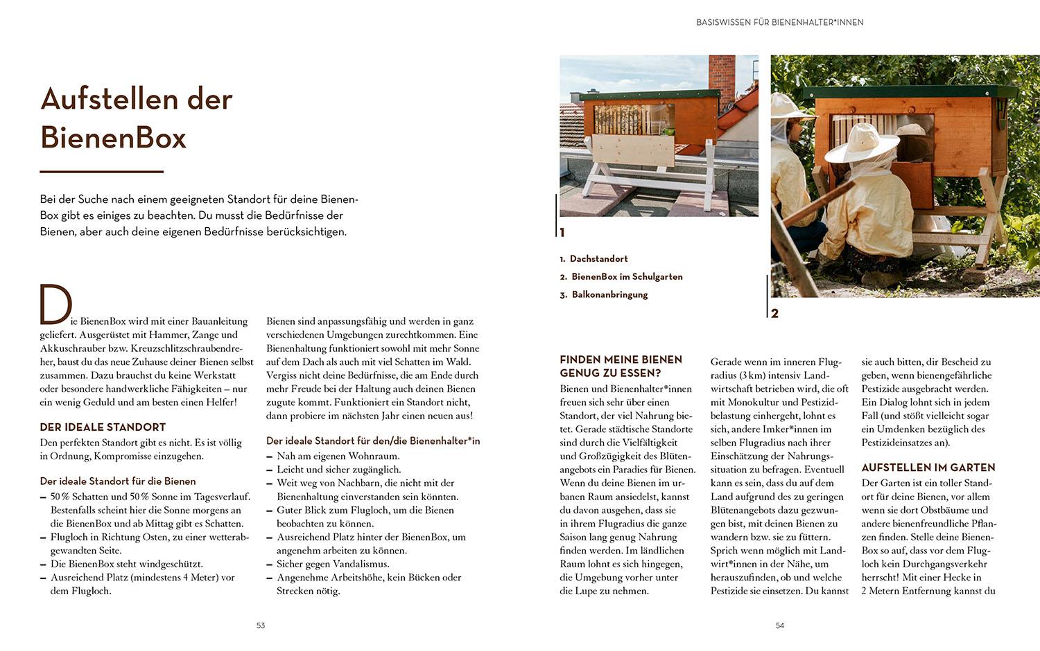 Beispielinhalt (Bild) Bienen halten mit der BienenBox