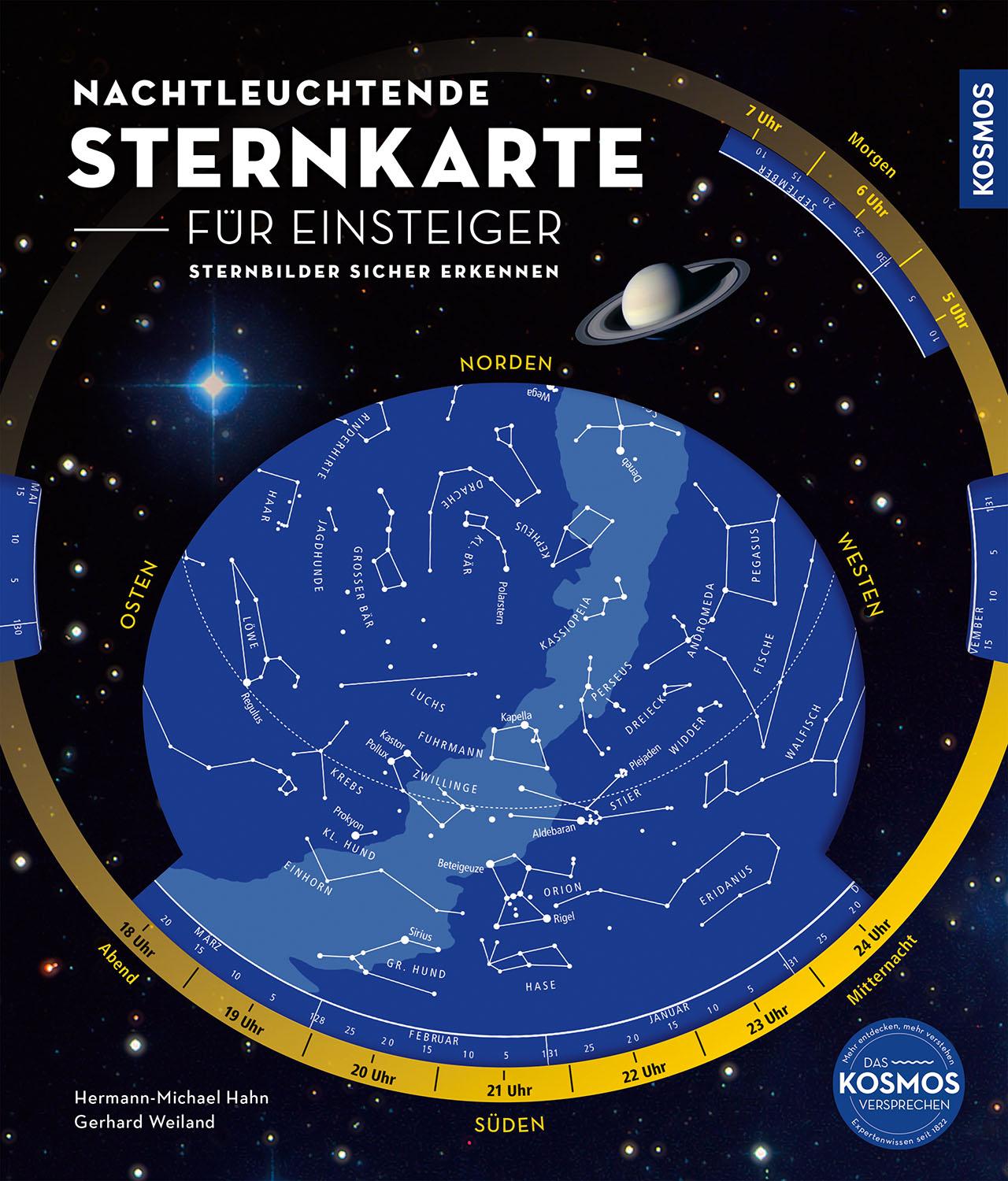 Vorderes Coverbild Nachtleuchtende Sternkarte für Einsteiger