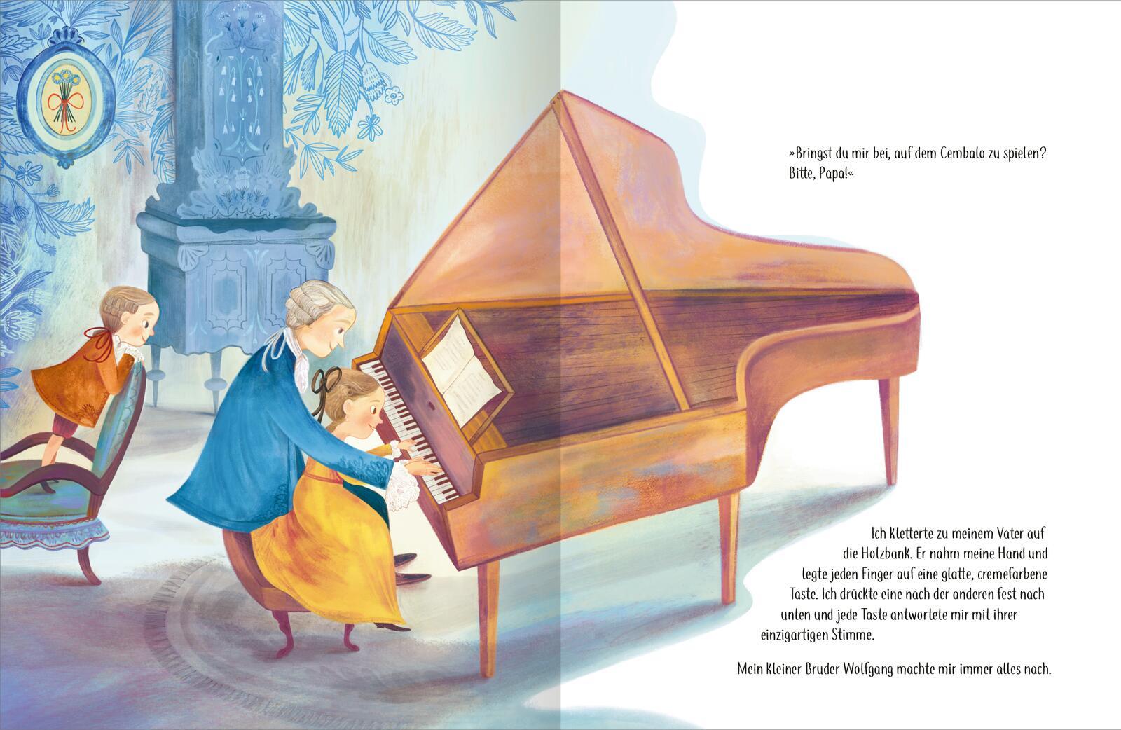 Beispielinhalt (Bild) Ich bin Nannerl Mozart - Das vergessene Wunderkind