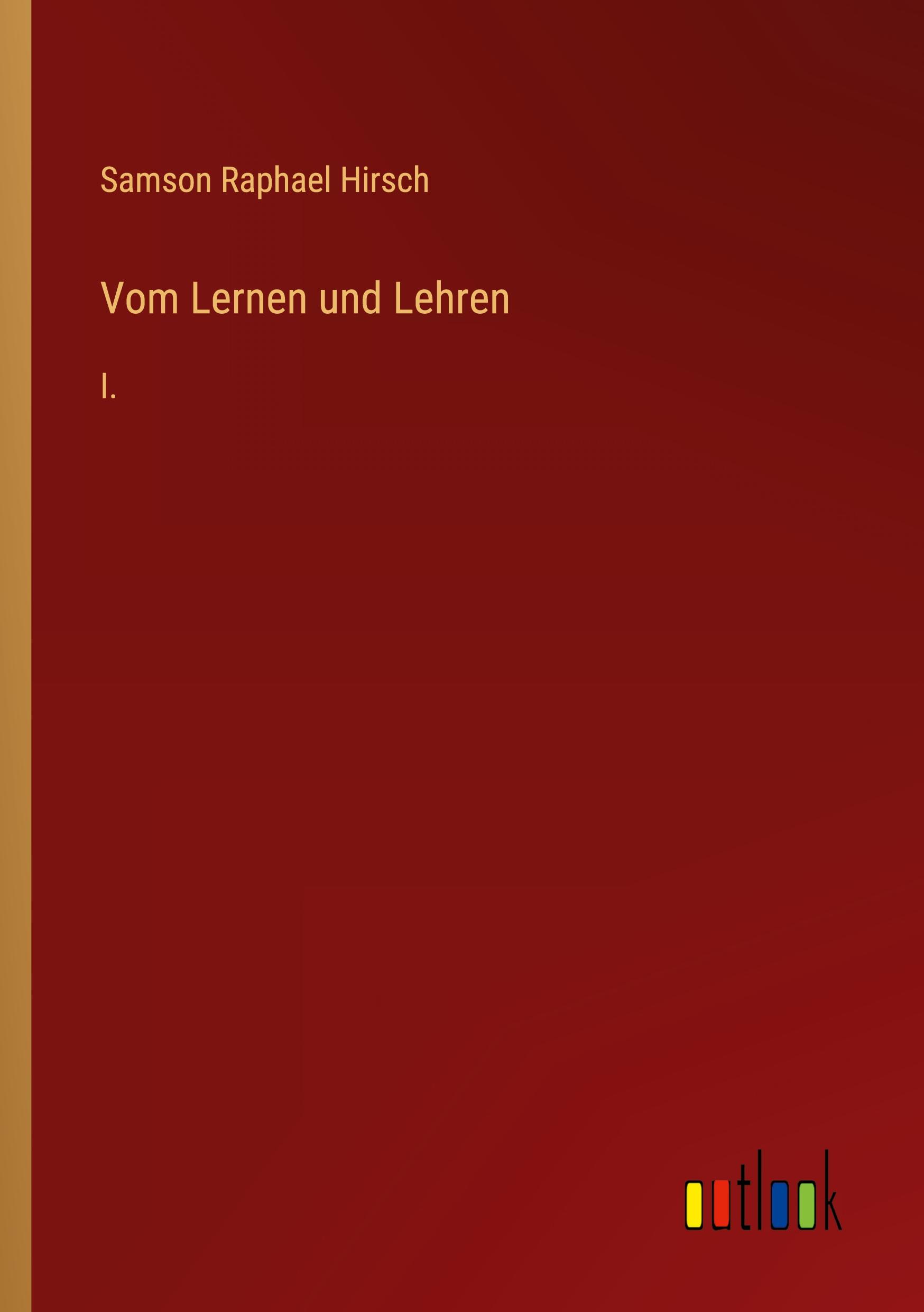 Vorderes Coverbild Vom Lernen und Lehren