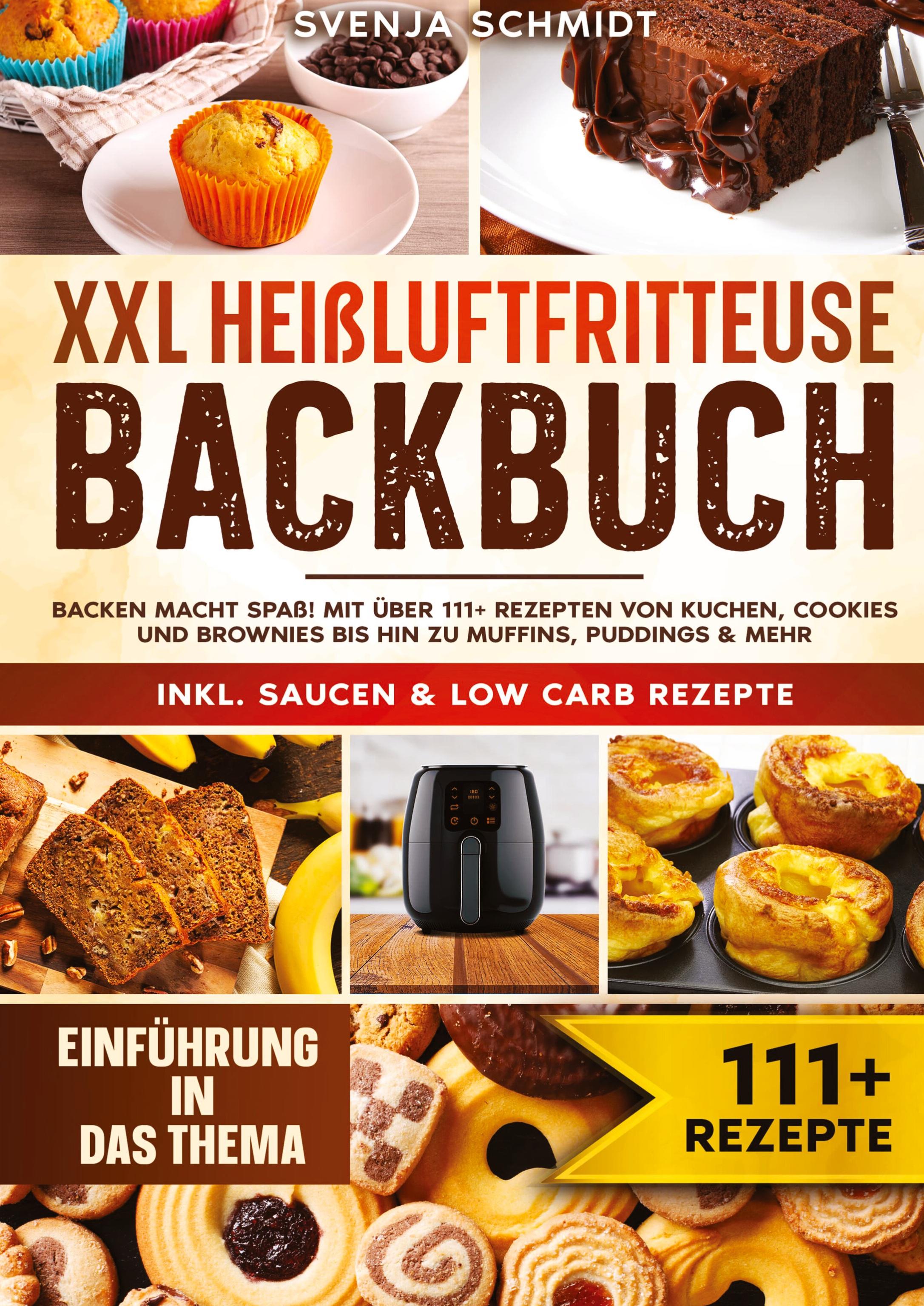 Vorderes Coverbild XXL Heißluftfritteuse Backbuch