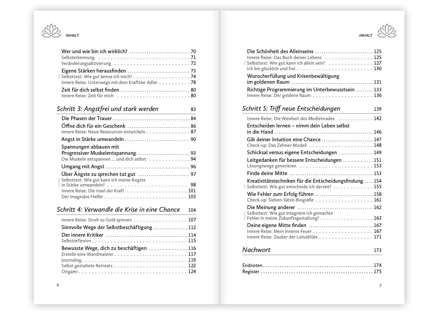 Beispielinhalt (Bild) Hilfe in miesen Zeiten. In fünf Schritten persönliche Krisen meistern