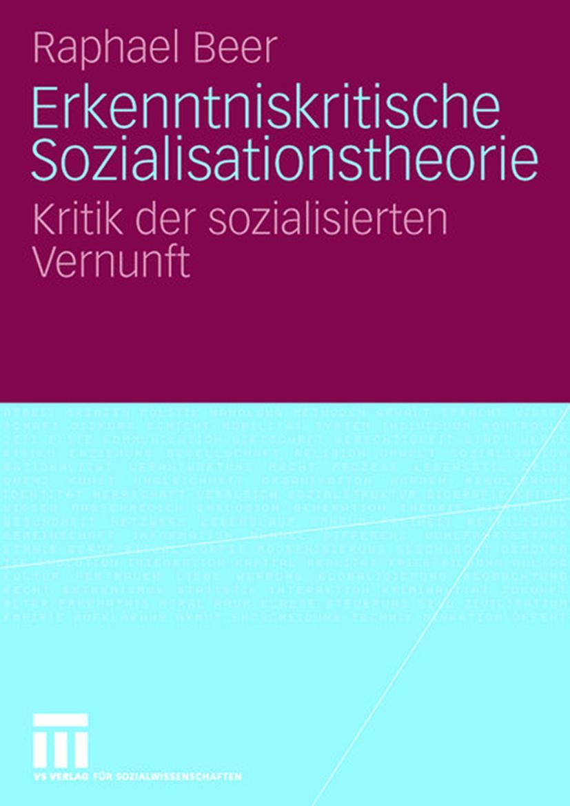 Vorderes Coverbild Erkenntniskritische Sozialisationstheorie