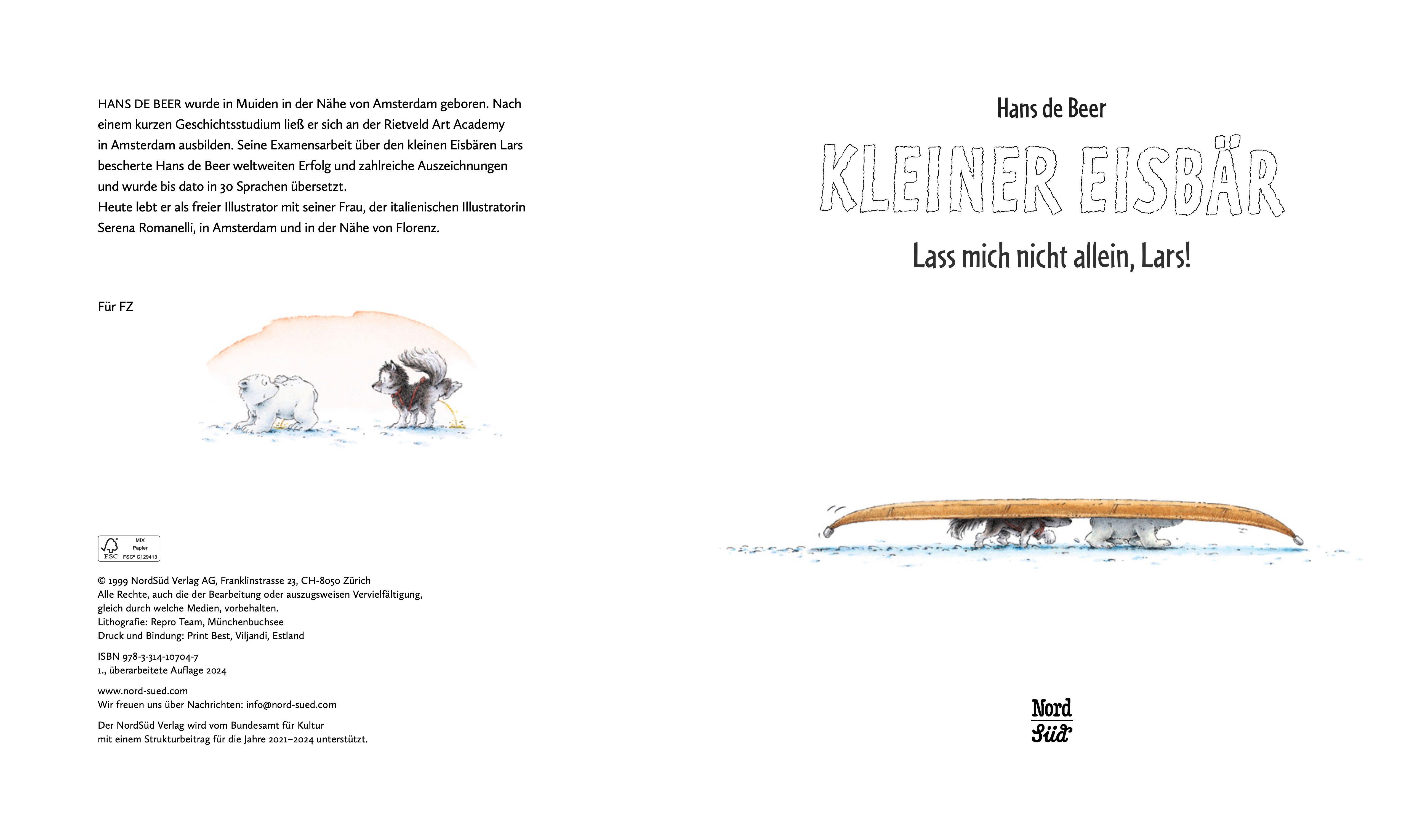 Beispielinhalt (Bild) Kleiner Eisbär - Lass mich nicht allein, Lars!