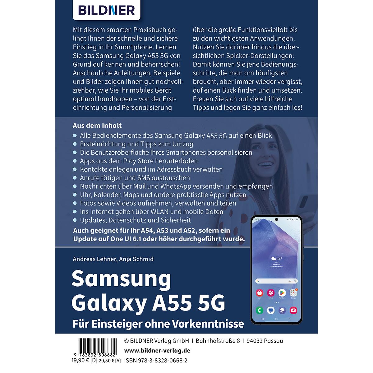 Rückseitencover Samsung Galaxy A55 5G - Für Einsteiger ohne Vorkenntnisse