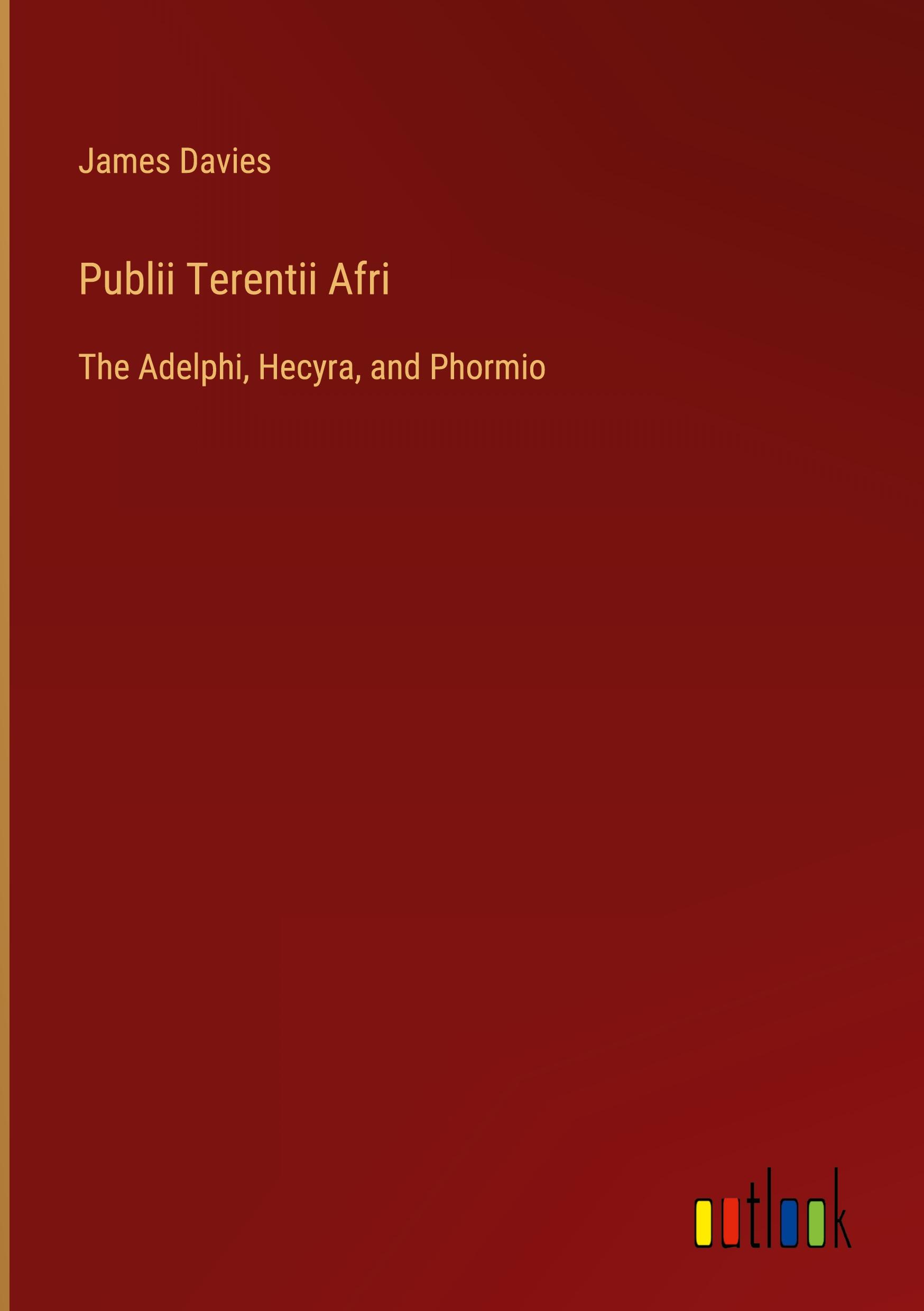 Vorderes Coverbild Publii Terentii Afri