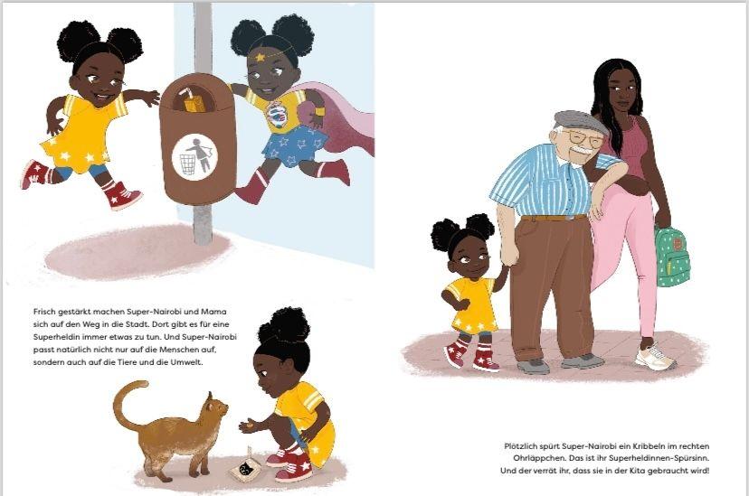 Beispielinhalt (Bild) Die Abenteuer von Super Nairobi