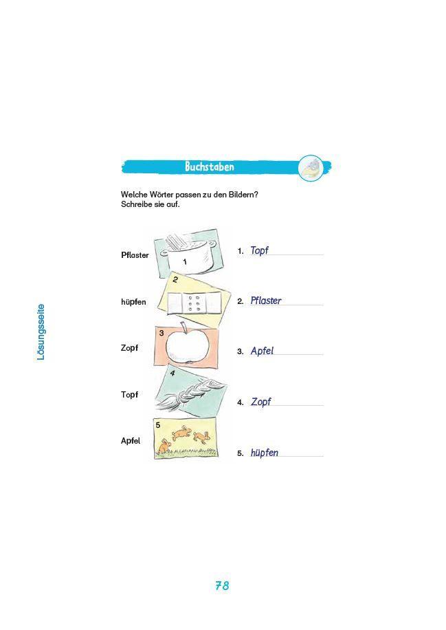 Beispielinhalt (Bild) Mein superdicker Deutschblock mit Rabe Linus