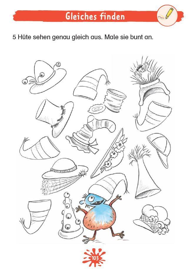 Beispielinhalt (Bild) Mein superdicker Kindergartenblock mit Rabe Linus