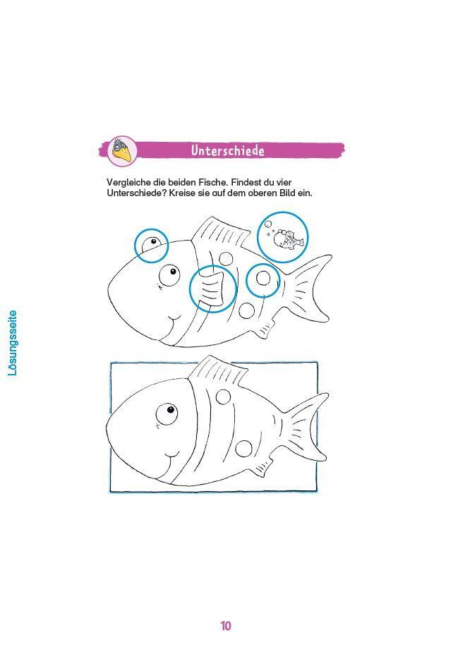 Beispielinhalt (Bild) Mein superdicker Kindergartenblock mit Rabe Linus