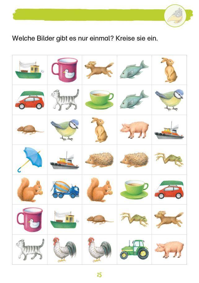 Beispielinhalt (Bild) Mein superdicker Vorschulblock mit Rabe Linus