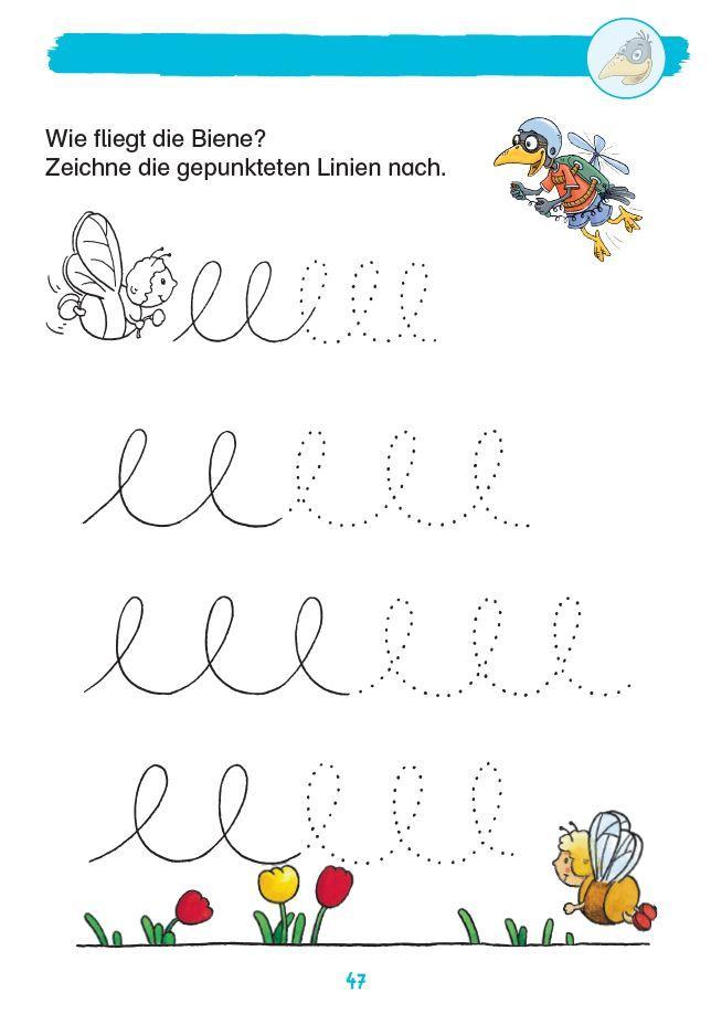 Beispielinhalt (Bild) Mein superdicker Vorschulblock mit Rabe Linus