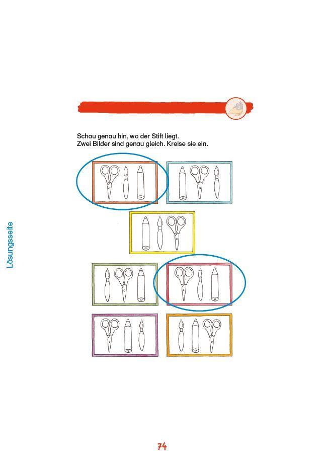 Beispielinhalt (Bild) Mein superdicker Vorschulblock mit Rabe Linus